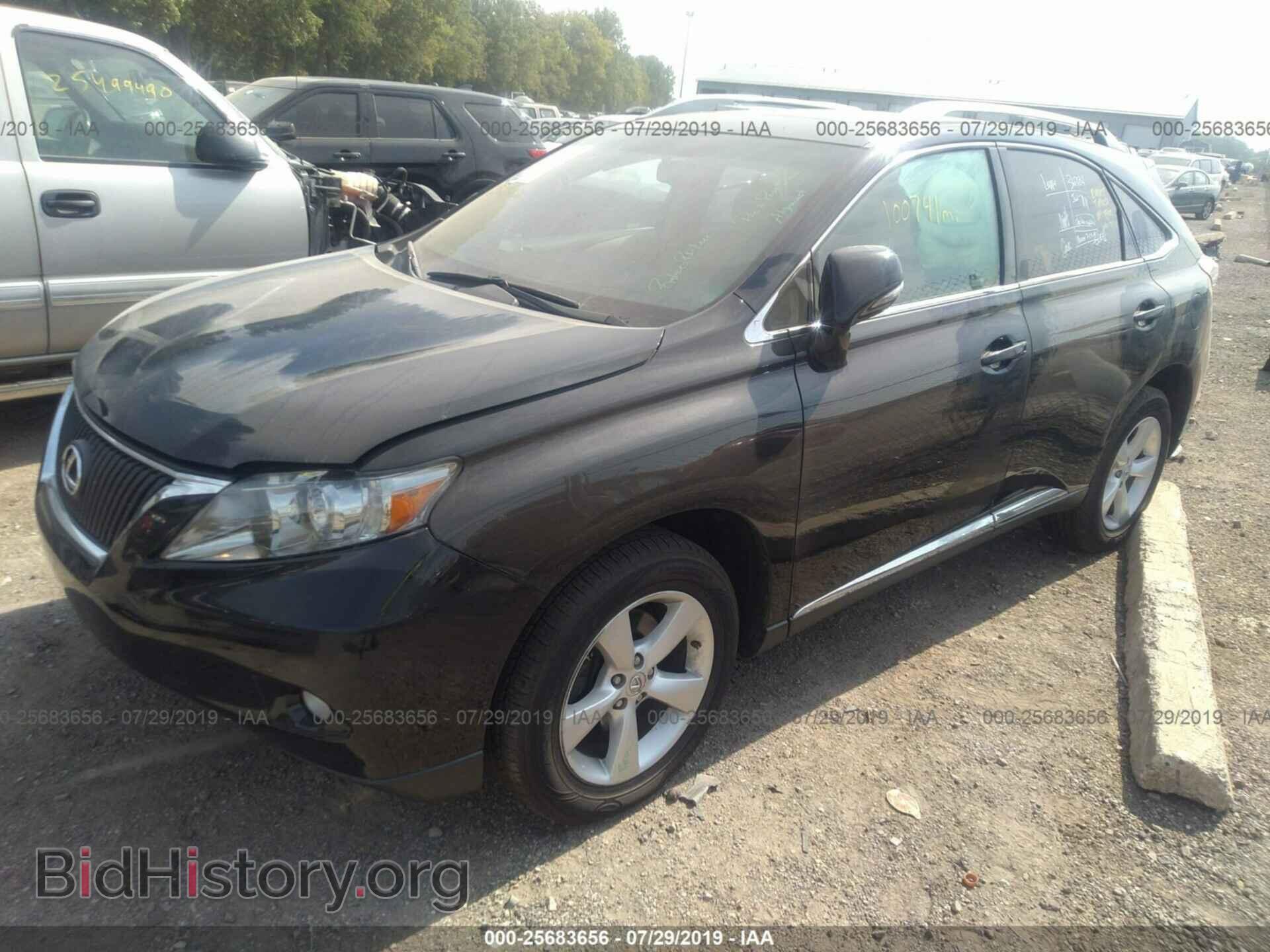 2011 LEXUS RX - VIN: 2T2BK1BA0BC109688 - Photo 2