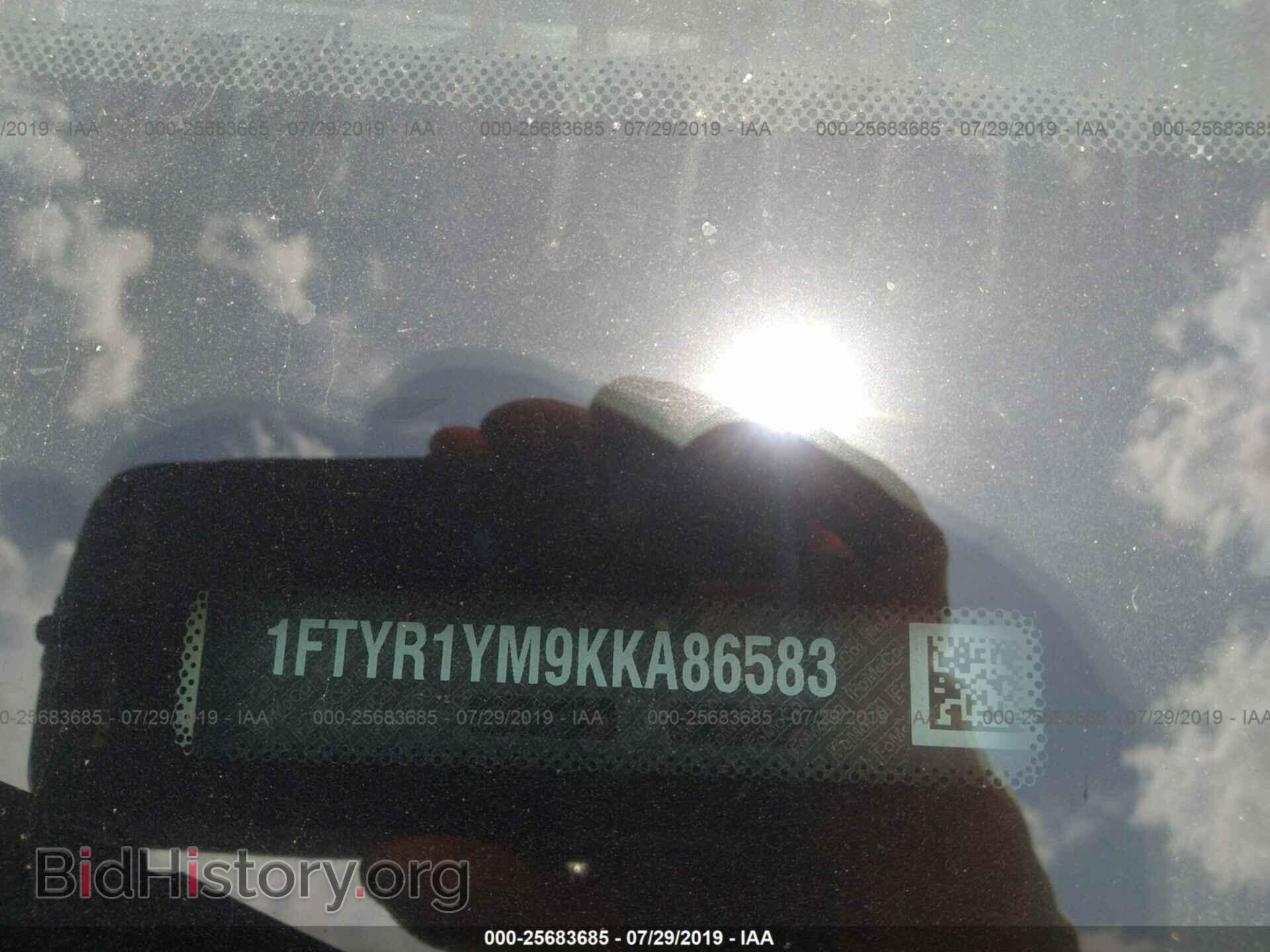 2019 FORD TRANSIT - VIN: 1FTYR1YM9KKA86583 - Фото 9