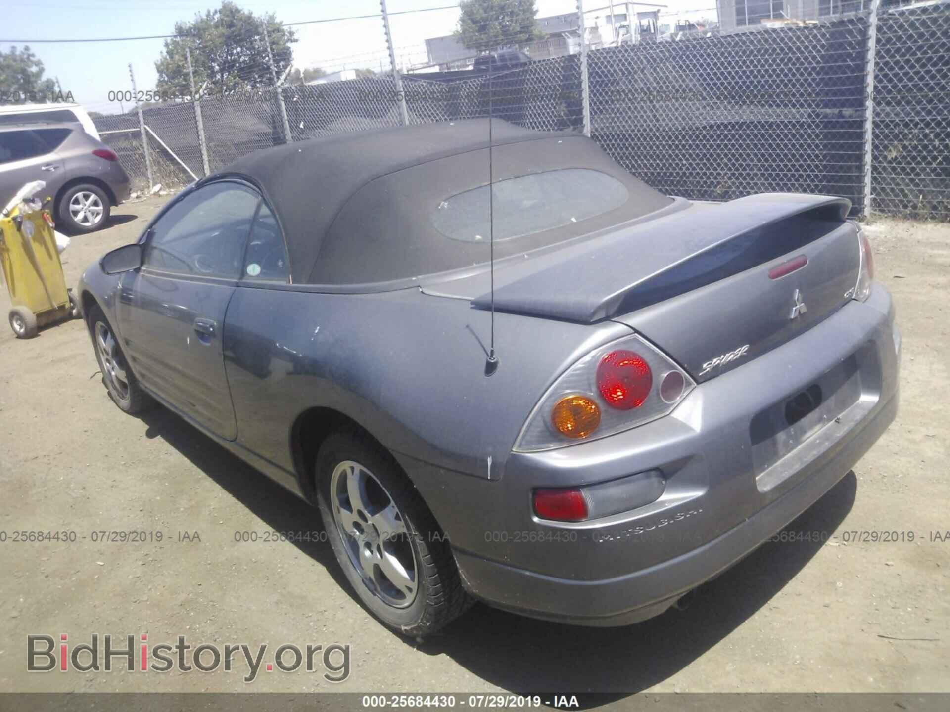 2003 MITSUBISHI ECLIPSE - VIN: 4A3AE45G53E028075 - Фото 3