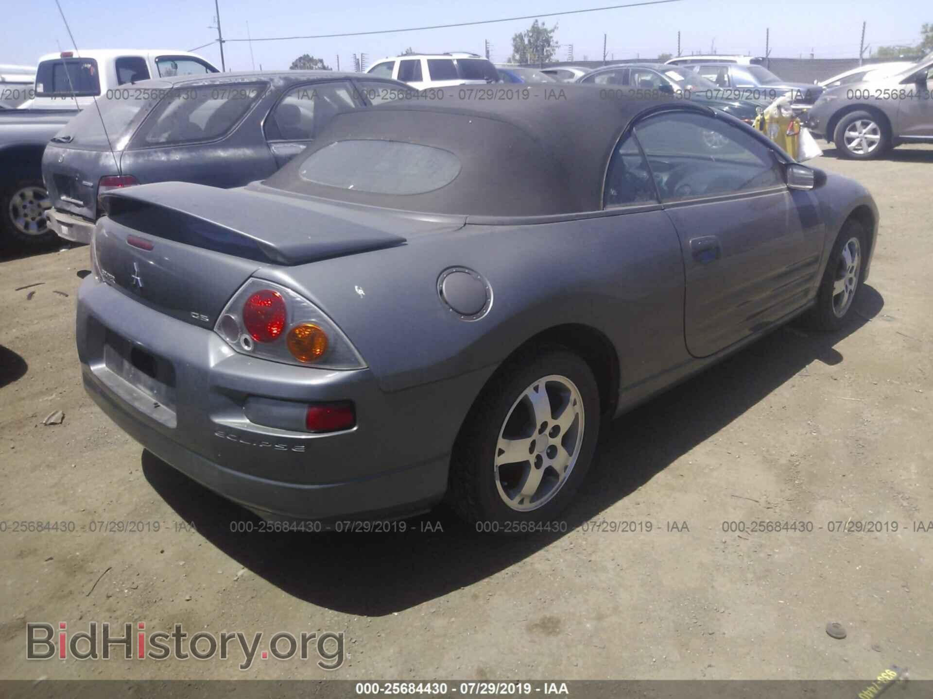 2003 MITSUBISHI ECLIPSE - VIN: 4A3AE45G53E028075 - Фото 4
