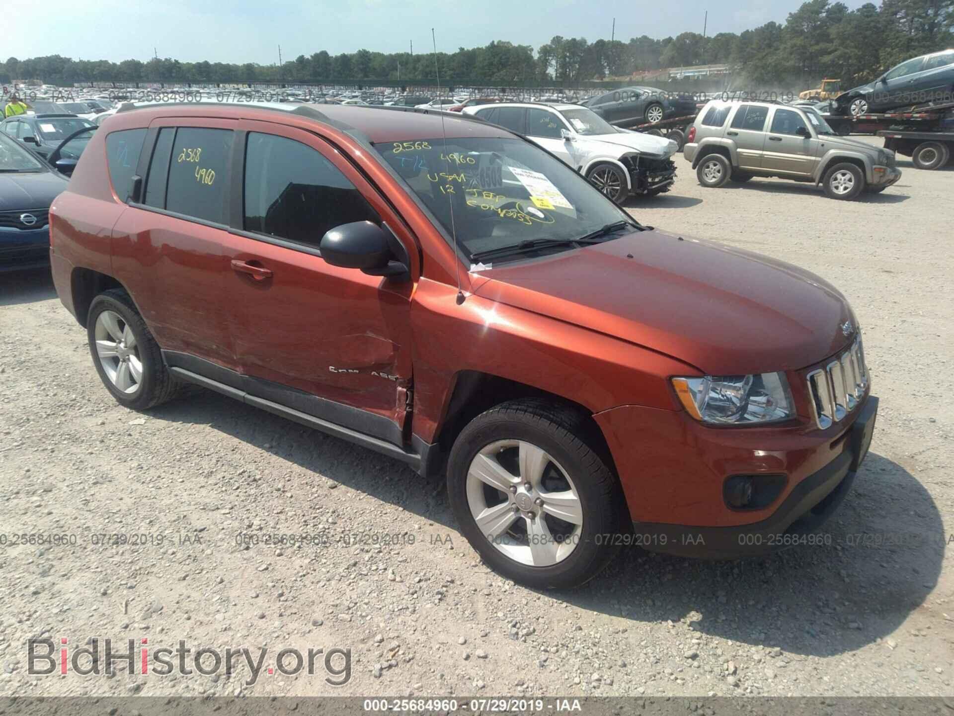 Фотография 1C4NJDBB3CD590104 - JEEP COMPASS 2012