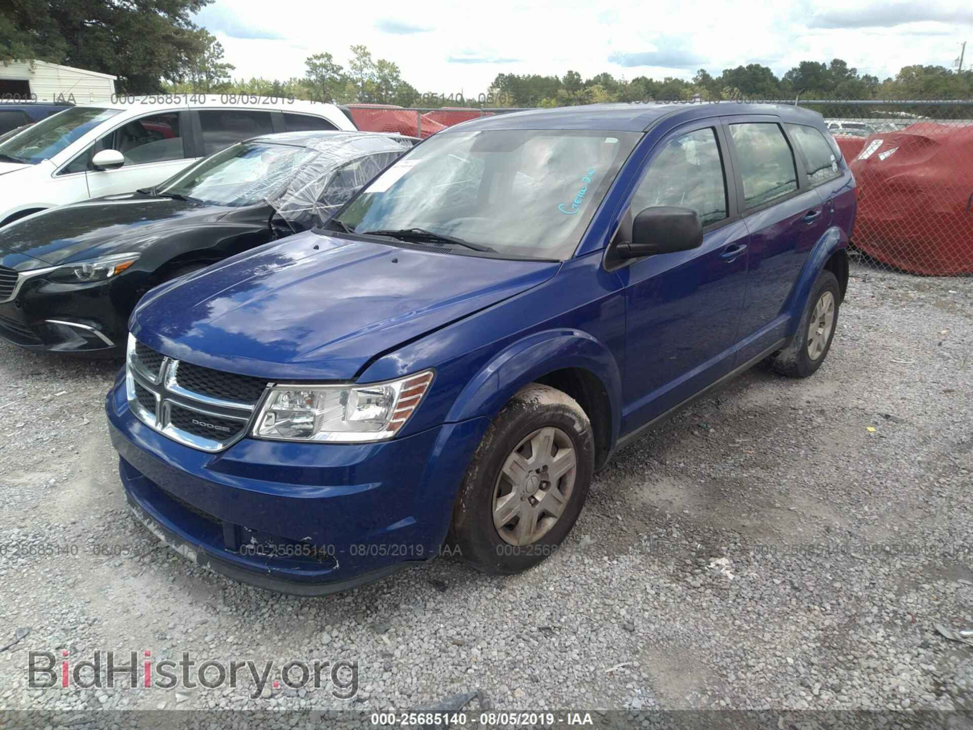 2012 DODGE JOURNEY - VIN: 3C4PDCAB2CT222048 - Фото 2