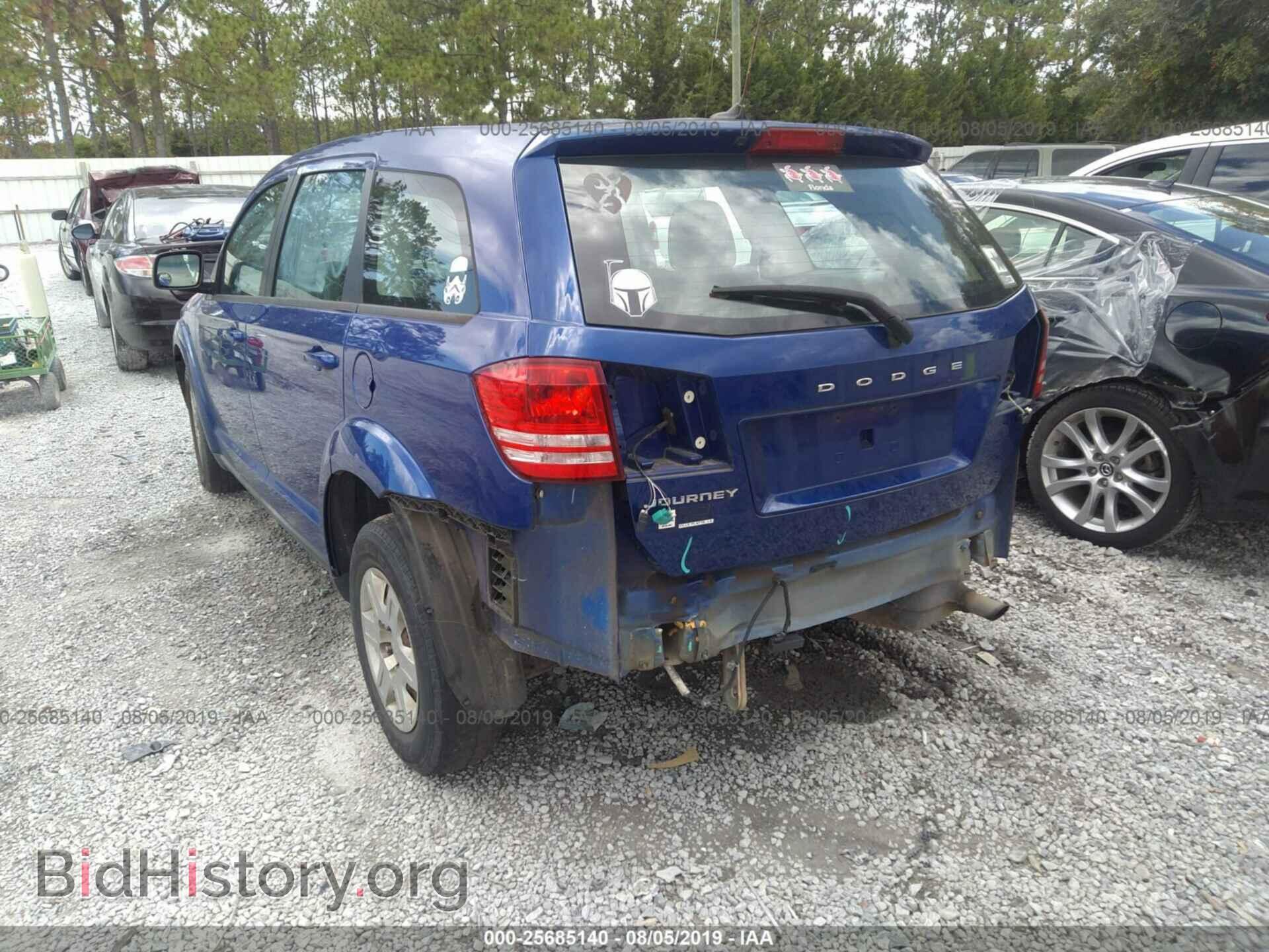 2012 DODGE JOURNEY - VIN: 3C4PDCAB2CT222048 - Фото 3