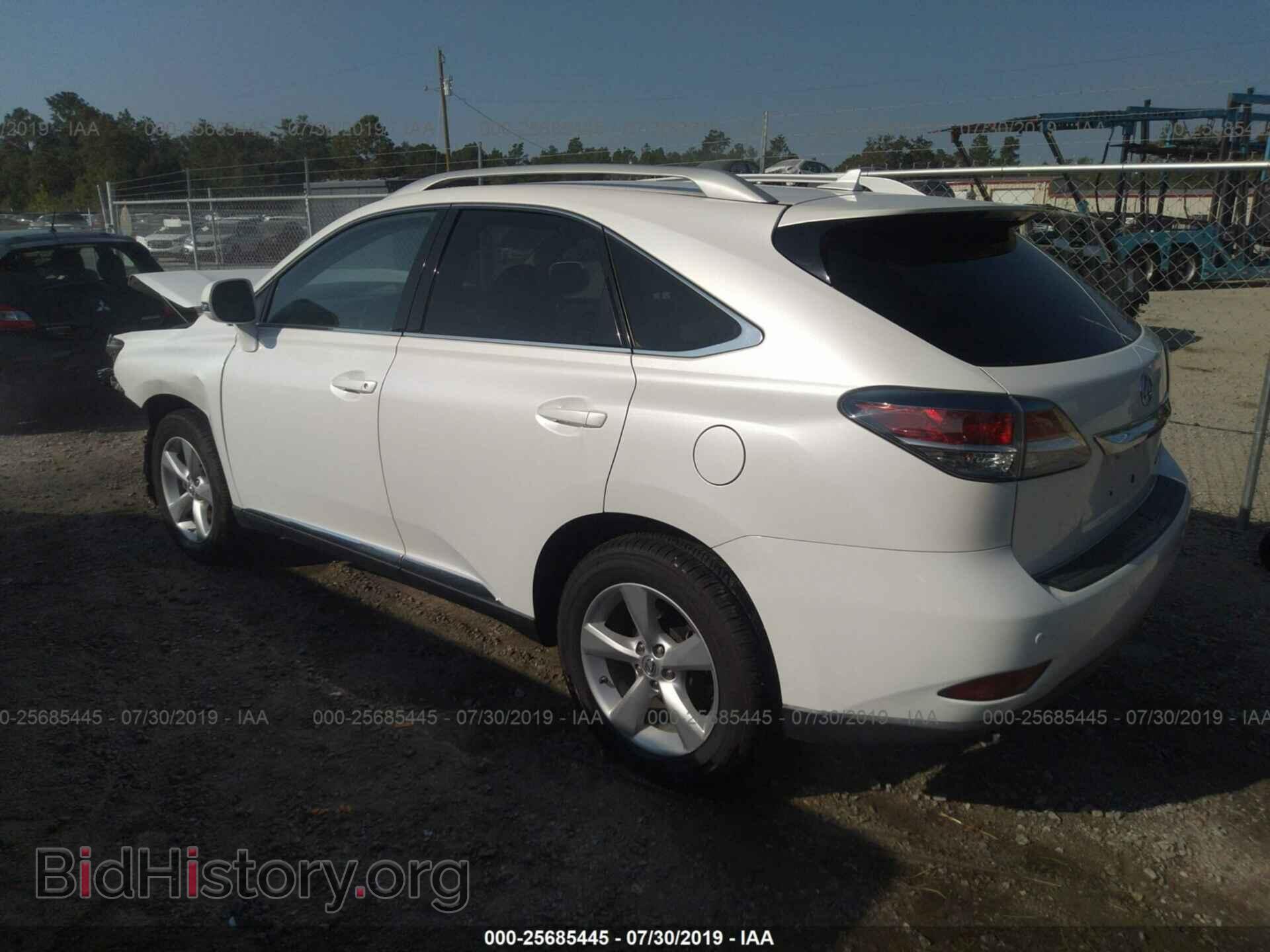 2013 LEXUS RX - VIN: 2T2BK1BA1DC212900 - Фото 3