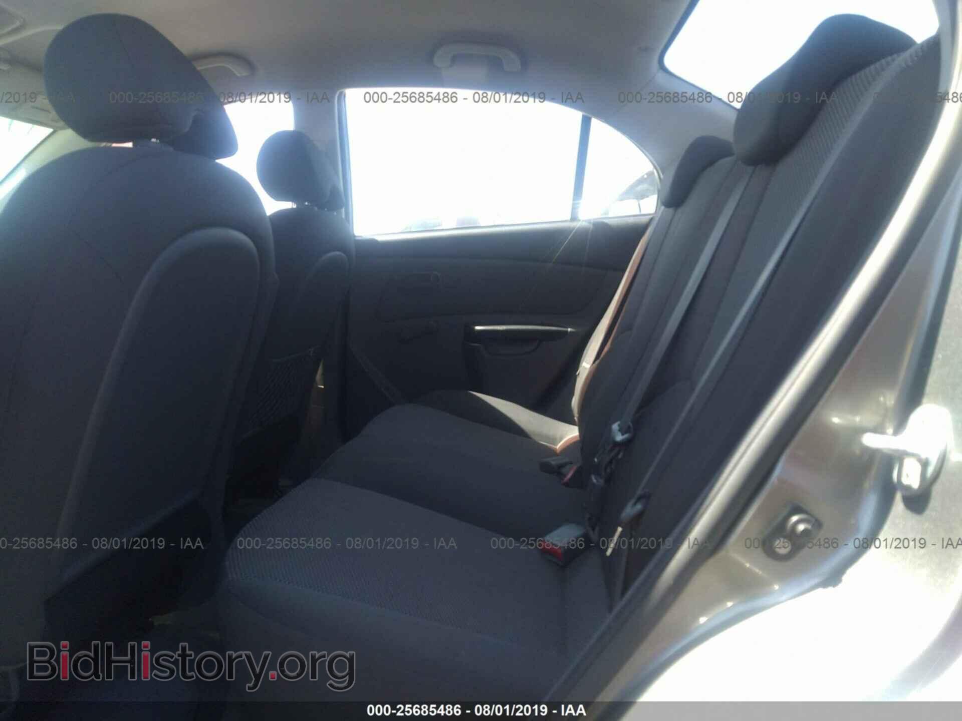 2011 KIA RIO - VIN: KNADH4A33B6849255 - Фото 8