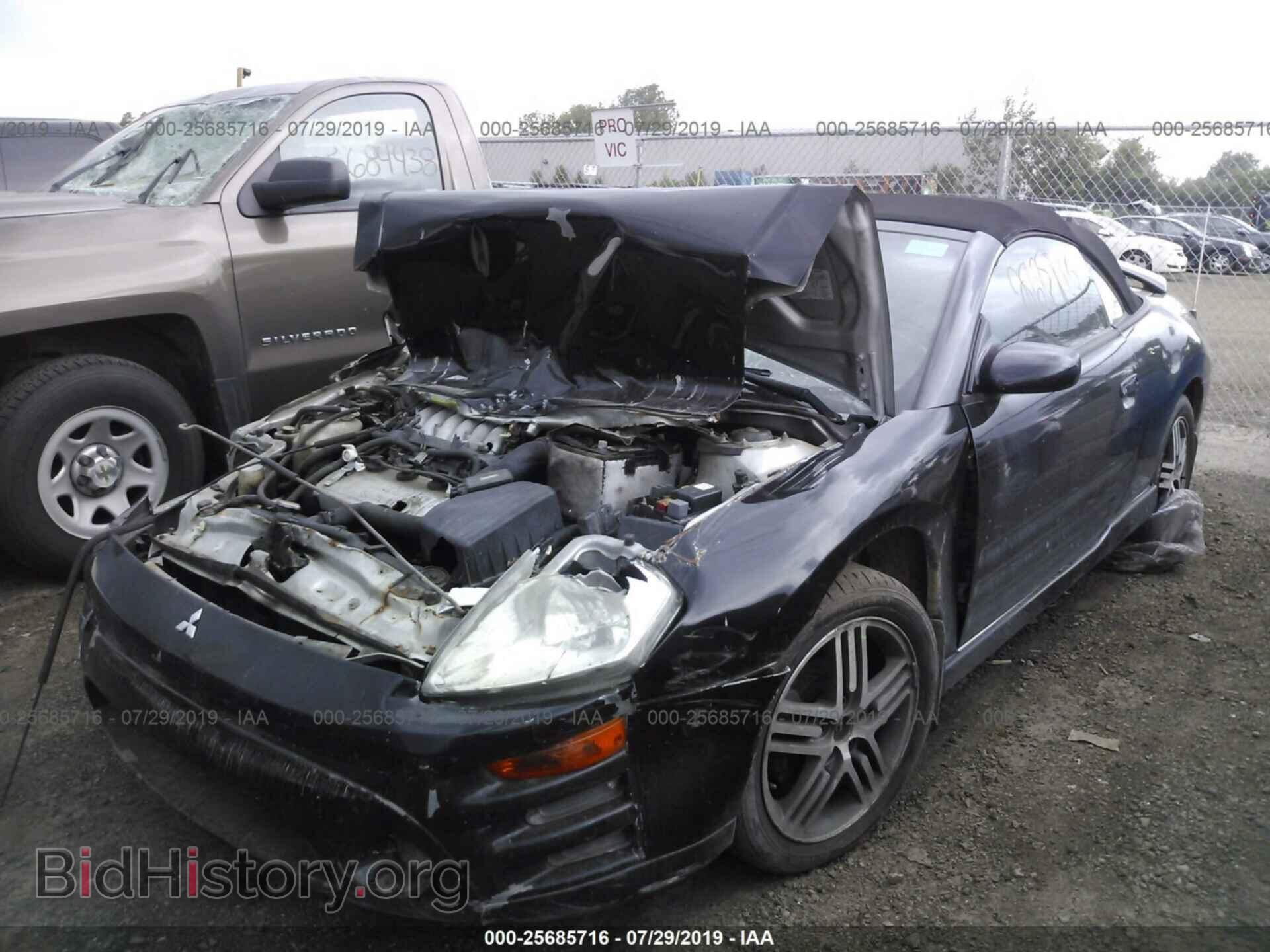 2003 MITSUBISHI ECLIPSE - VIN: 4A3AE75H03E032786 - Photo 2