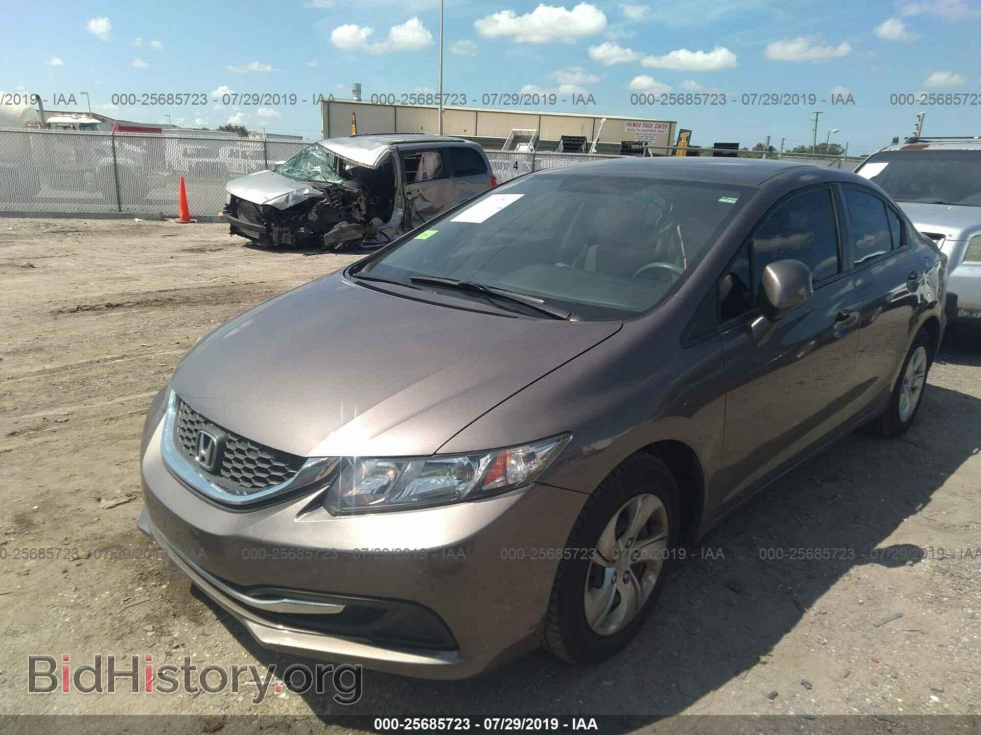 2013 HONDA CIVIC - VIN: 19XFB2F51DE082191 - Фото 2