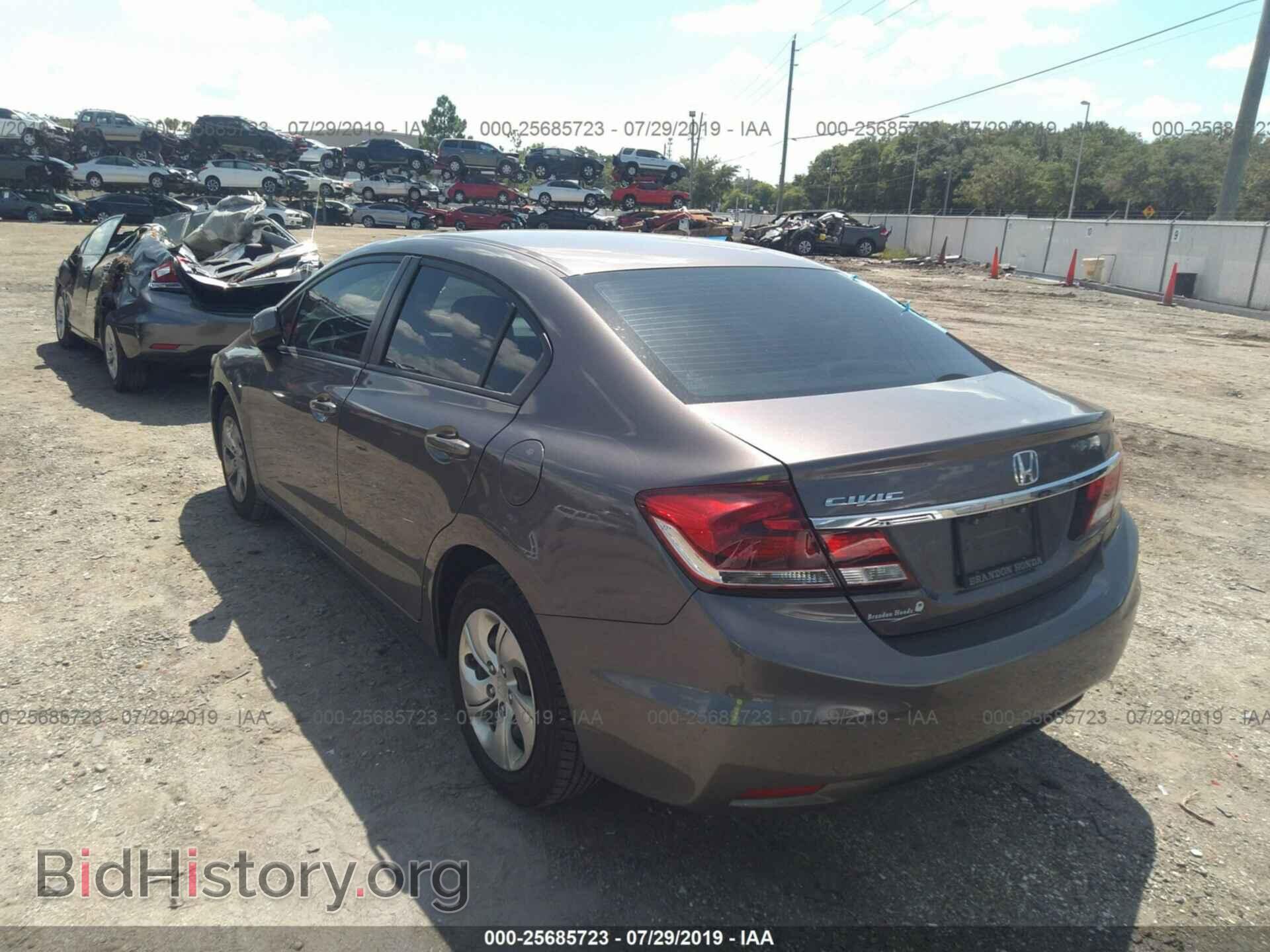 2013 HONDA CIVIC - VIN: 19XFB2F51DE082191 - Фото 3