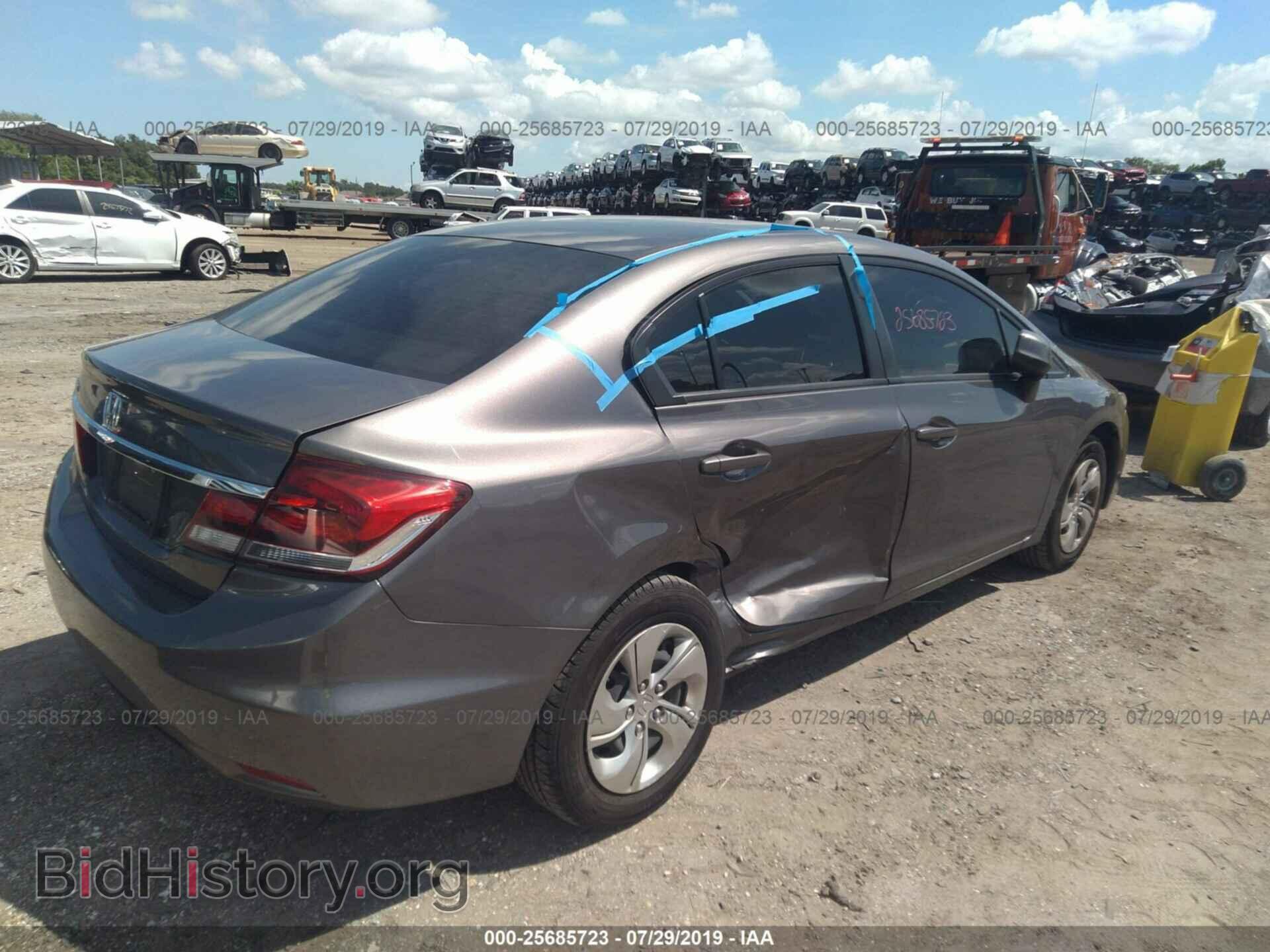 2013 HONDA CIVIC - VIN: 19XFB2F51DE082191 - Фото 4