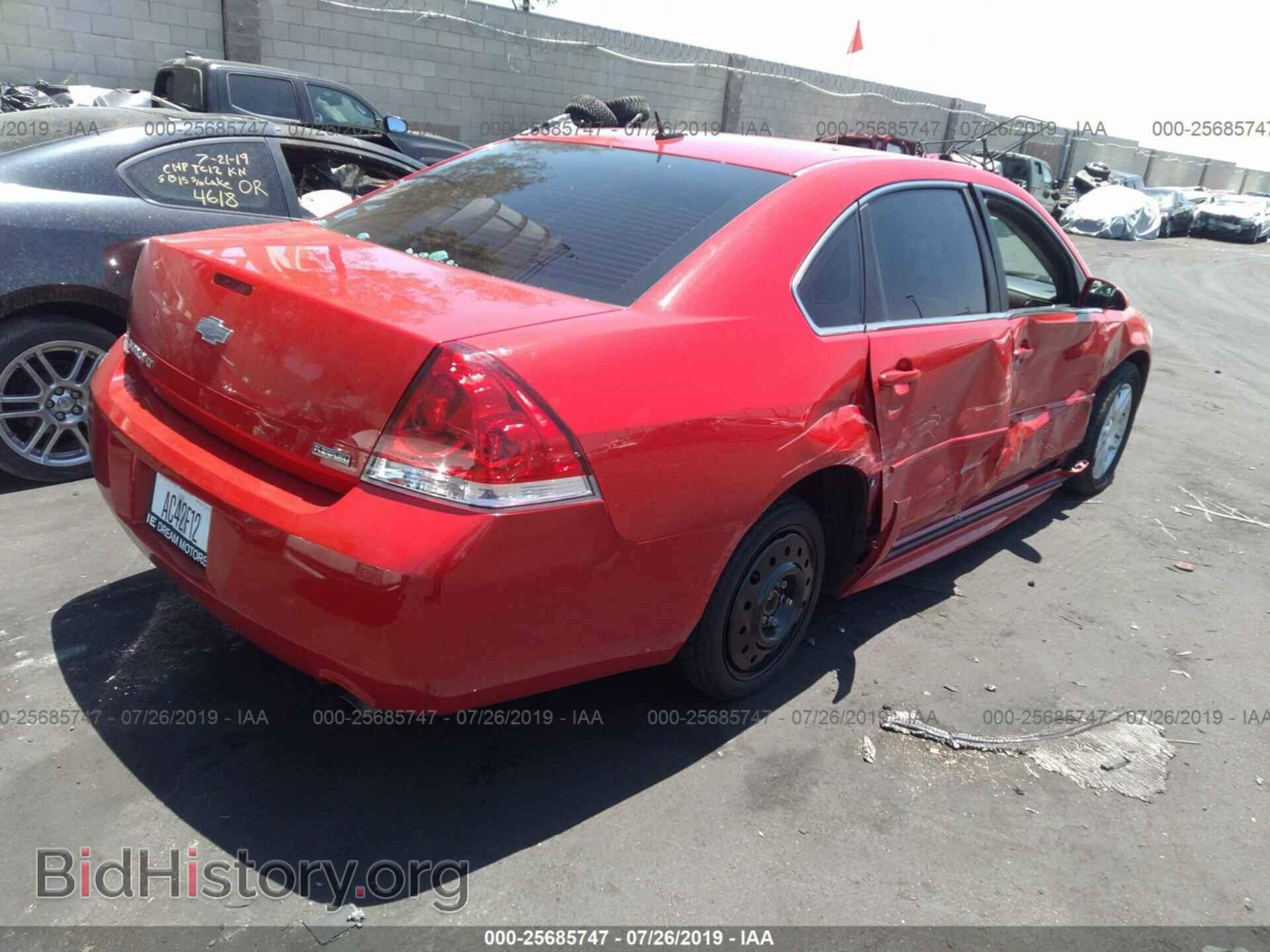 2013 CHEVROLET IMPALA - VIN: 2G1WG5E34D1219844 - Фото 4