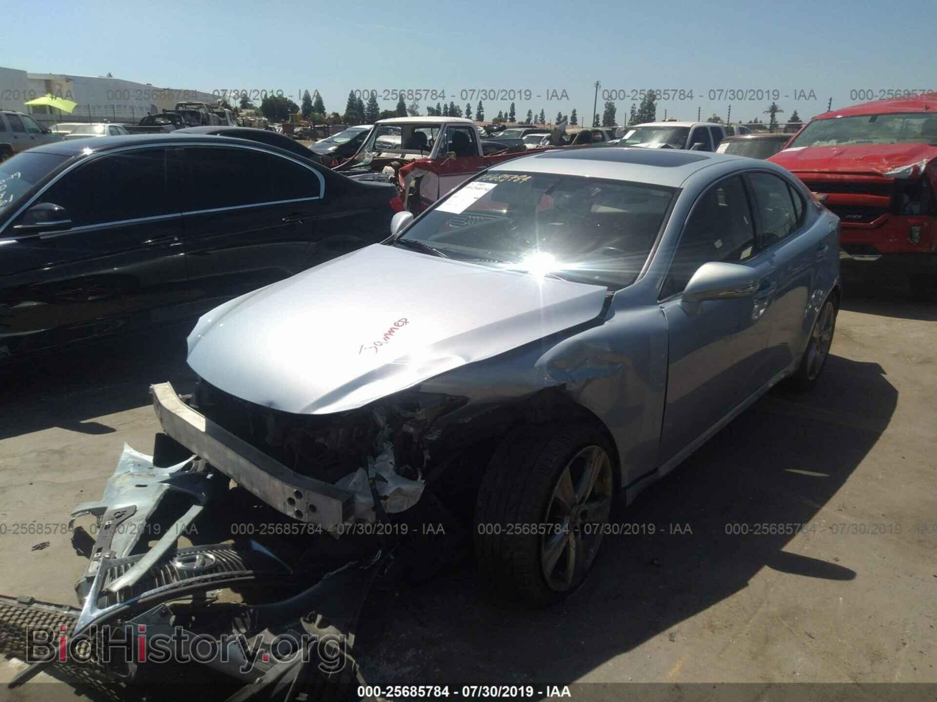 2012 LEXUS IS - VIN: JTHBF5C23C5167167 - Фото 2