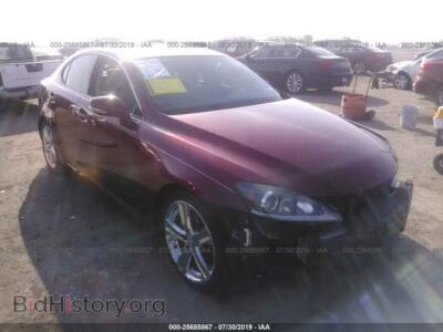 2011 Lexus IS 250, red — VIN JTHBF5C27B5149365, IAAI