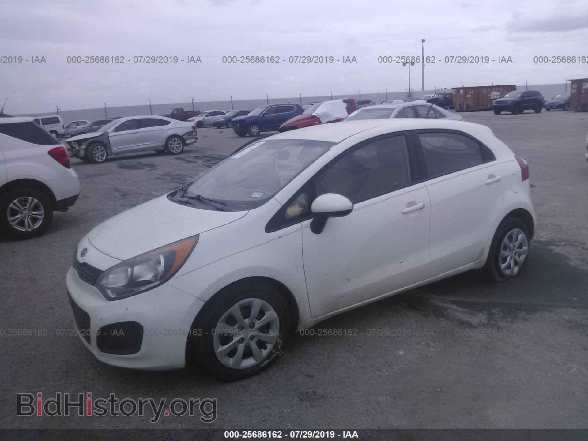 2012 KIA RIO - VIN: KNADM5A32C6020115 - Фото 2