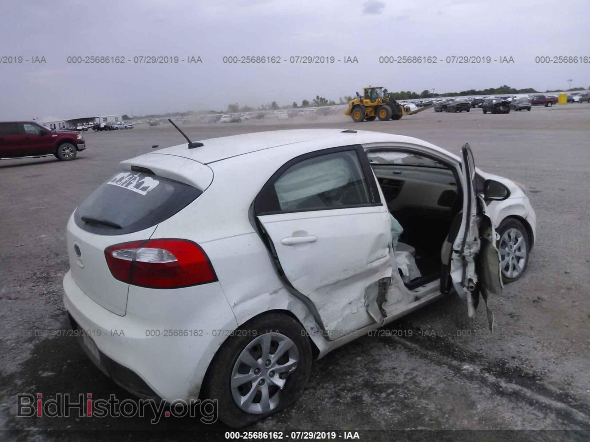 2012 KIA RIO - VIN: KNADM5A32C6020115 - Фото 4