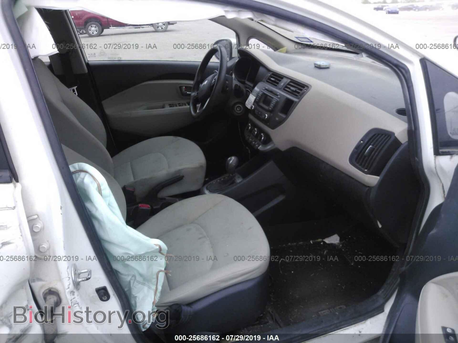 2012 KIA RIO - VIN: KNADM5A32C6020115 - Фото 5