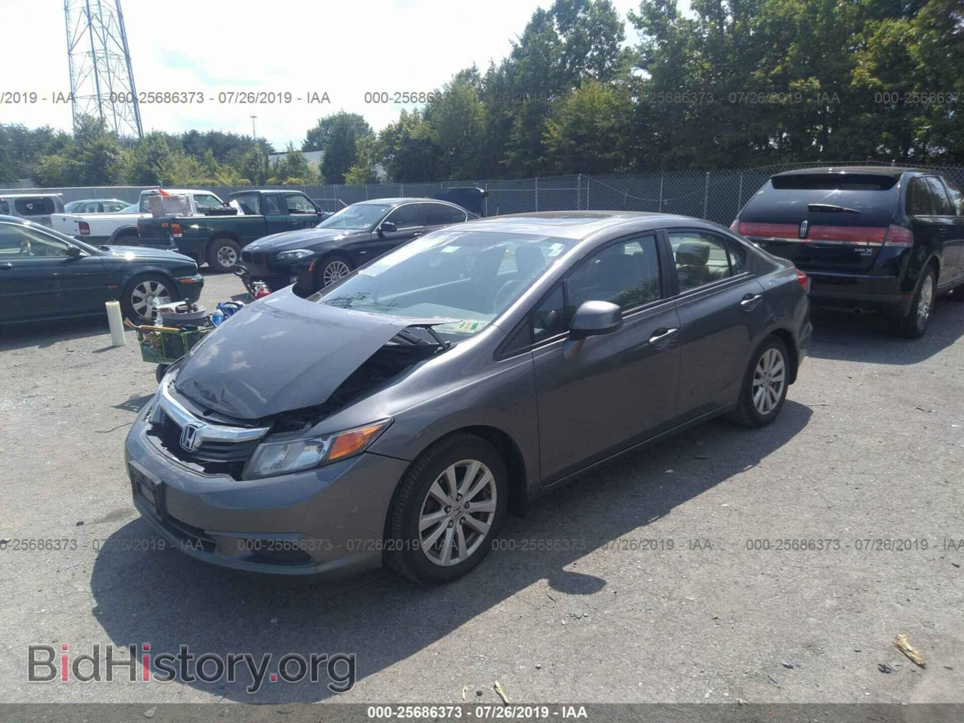 2012 HONDA CIVIC - VIN: 19XFB2F87CE048958 - Фото 2