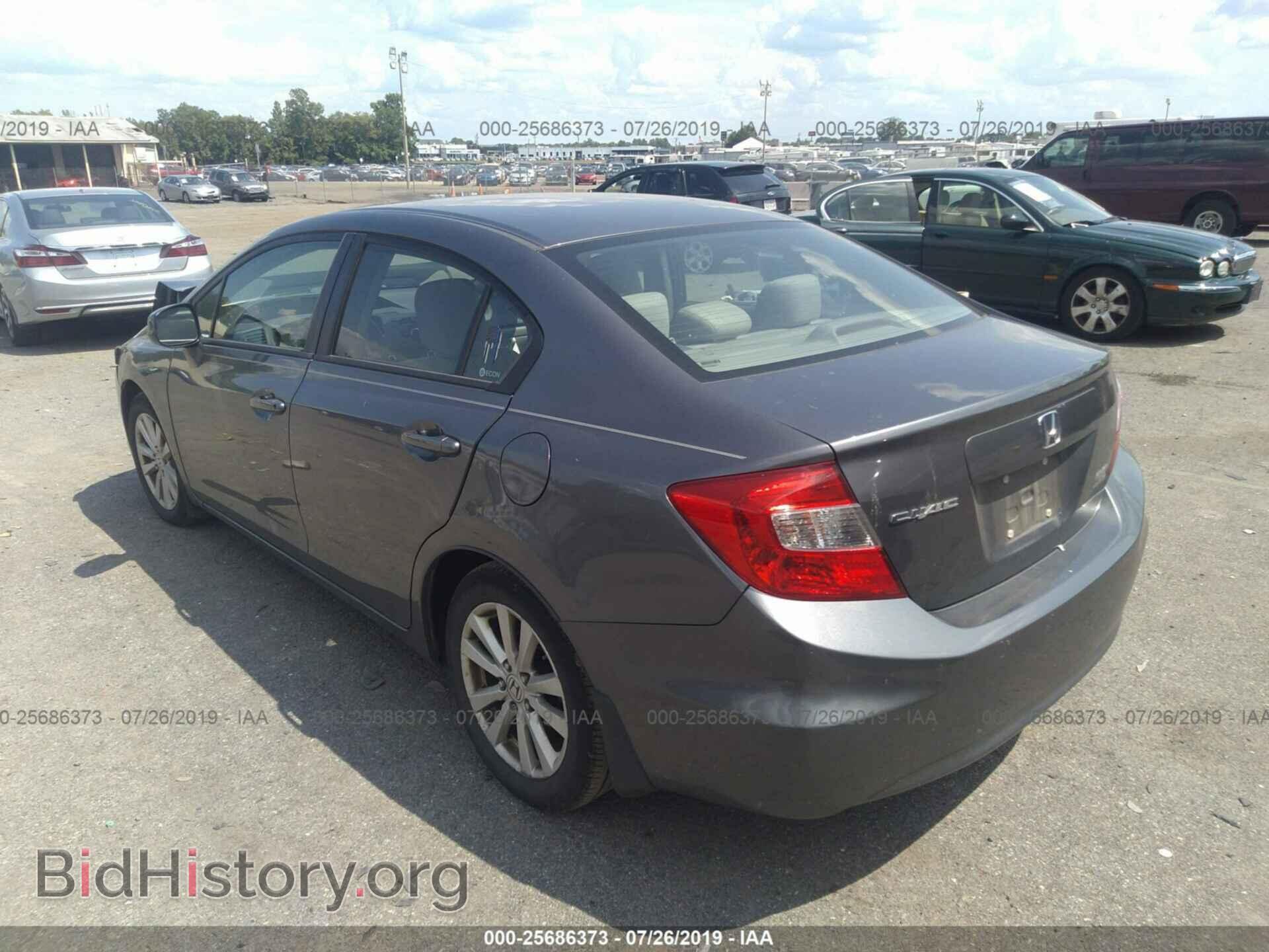 2012 HONDA CIVIC - VIN: 19XFB2F87CE048958 - Фото 3