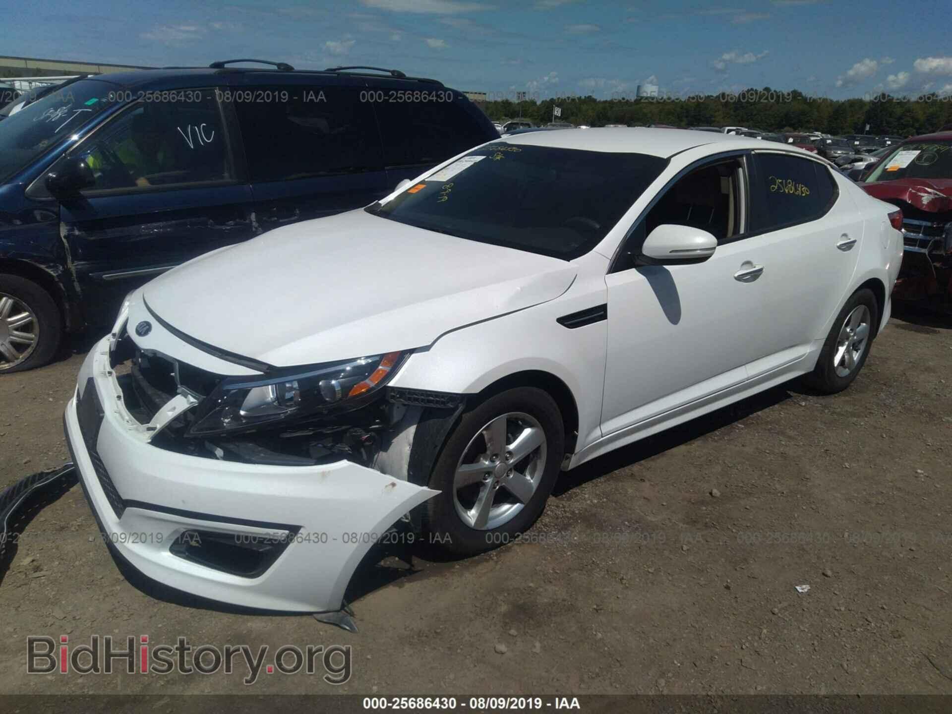 2015 KIA OPTIMA - VIN: KNAGM4A77F5626210 - Фото 2