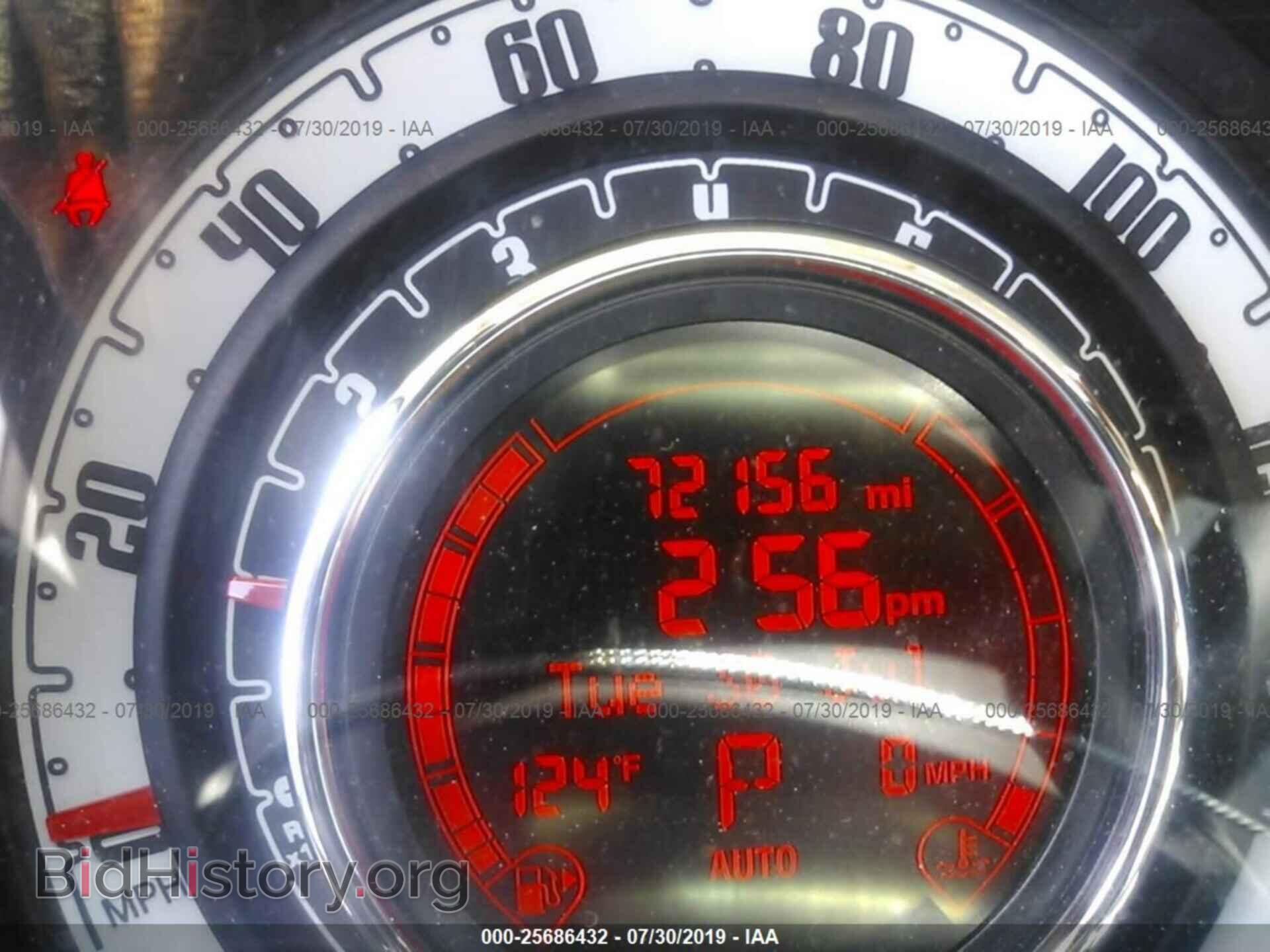 2012 FIAT 500 - VIN: 3C3CFFAR1CT124303 - Фото 7