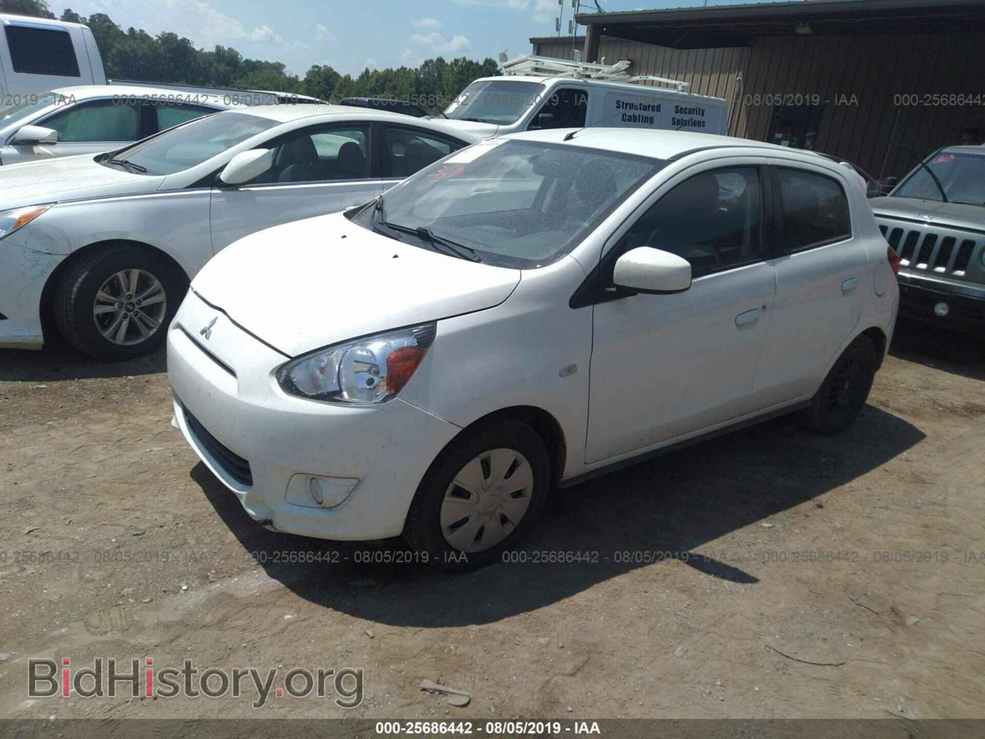 2014 MITSUBISHI MIRAGE - VIN: ML32A3HJ4EH009512 - Фото 2