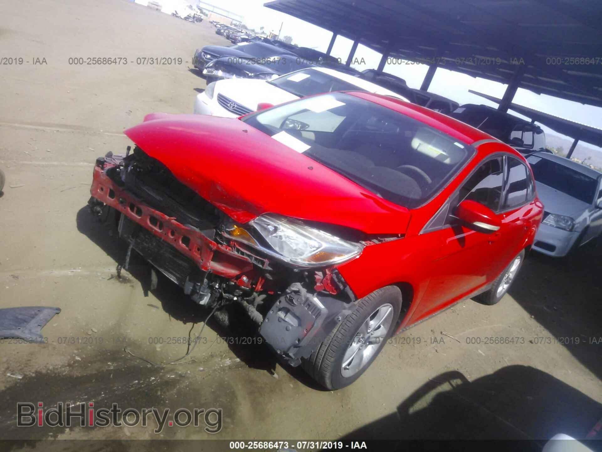 2014 FORD FOCUS - VIN: 1FADP3F2XEL333874 - Фото 2
