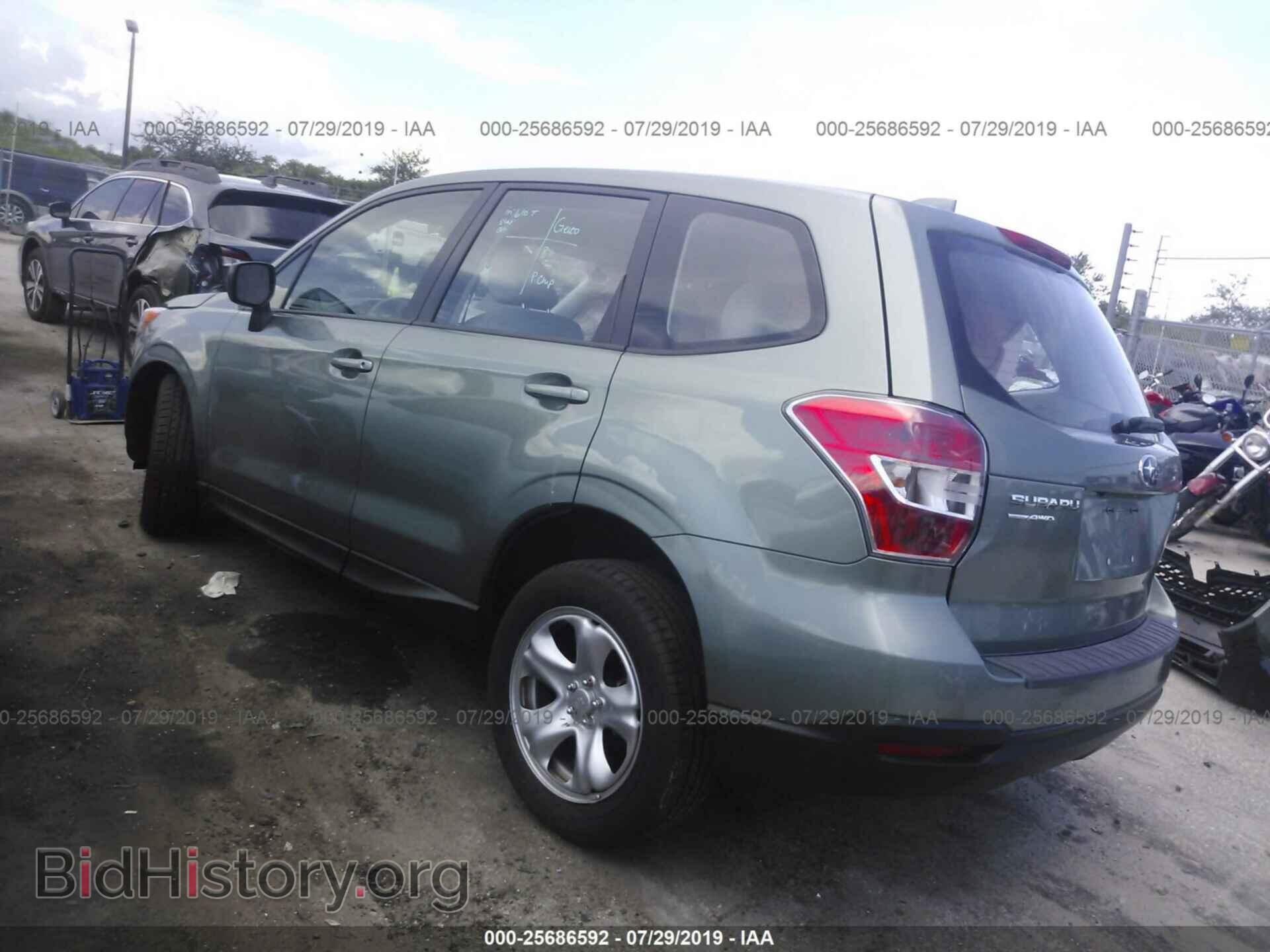 2016 SUBARU FORESTER - VIN: JF2SJAAC3GH486451 - Фото 3