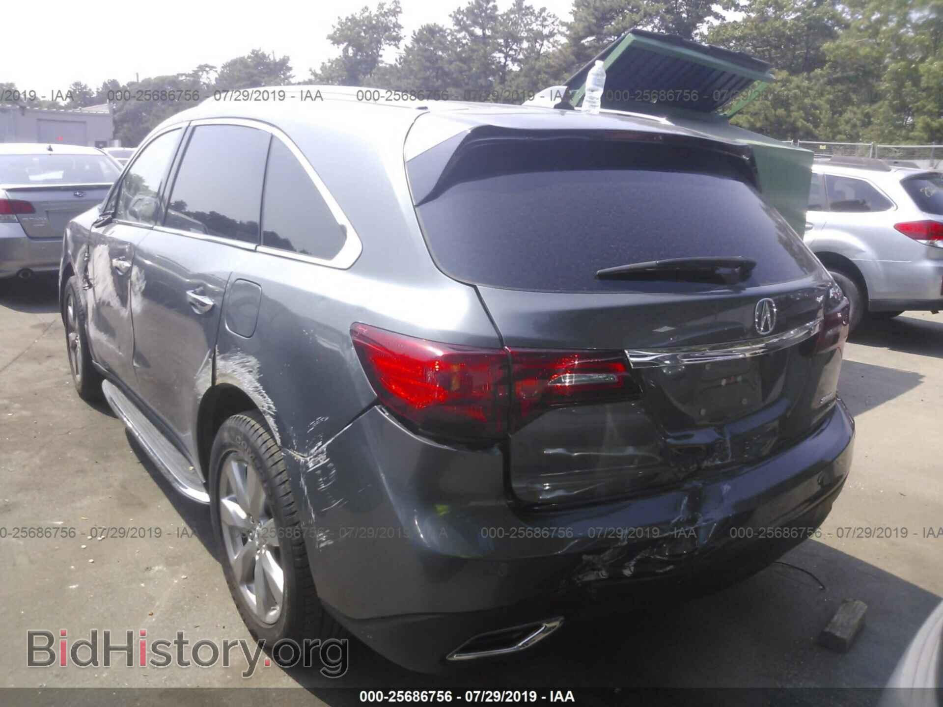 2014 ACURA MDX - VIN: 5FRYD4H84EB047323 - Фото 3