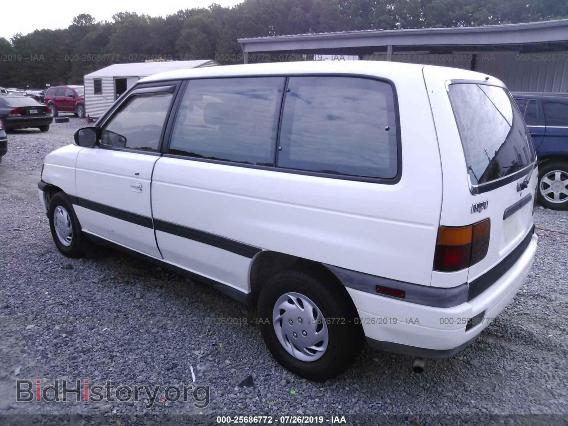 1992 MAZDA MPV - VIN: JM3LV5226N0414702 - Фото 3