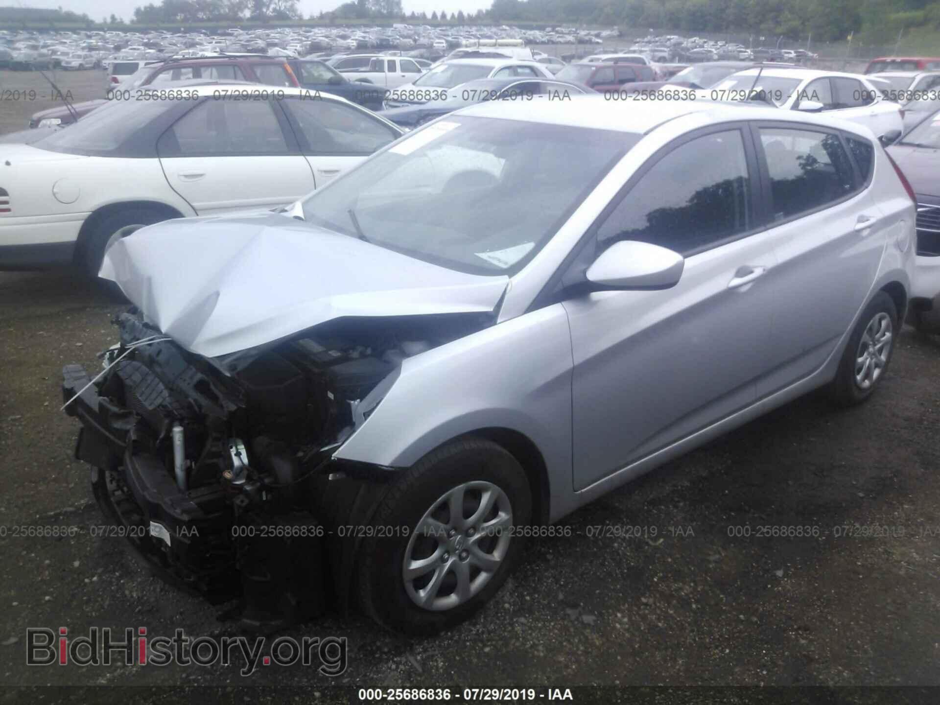 2014 HYUNDAI ACCENT - VIN: KMHCT5AE6EU190233 - Фото 2