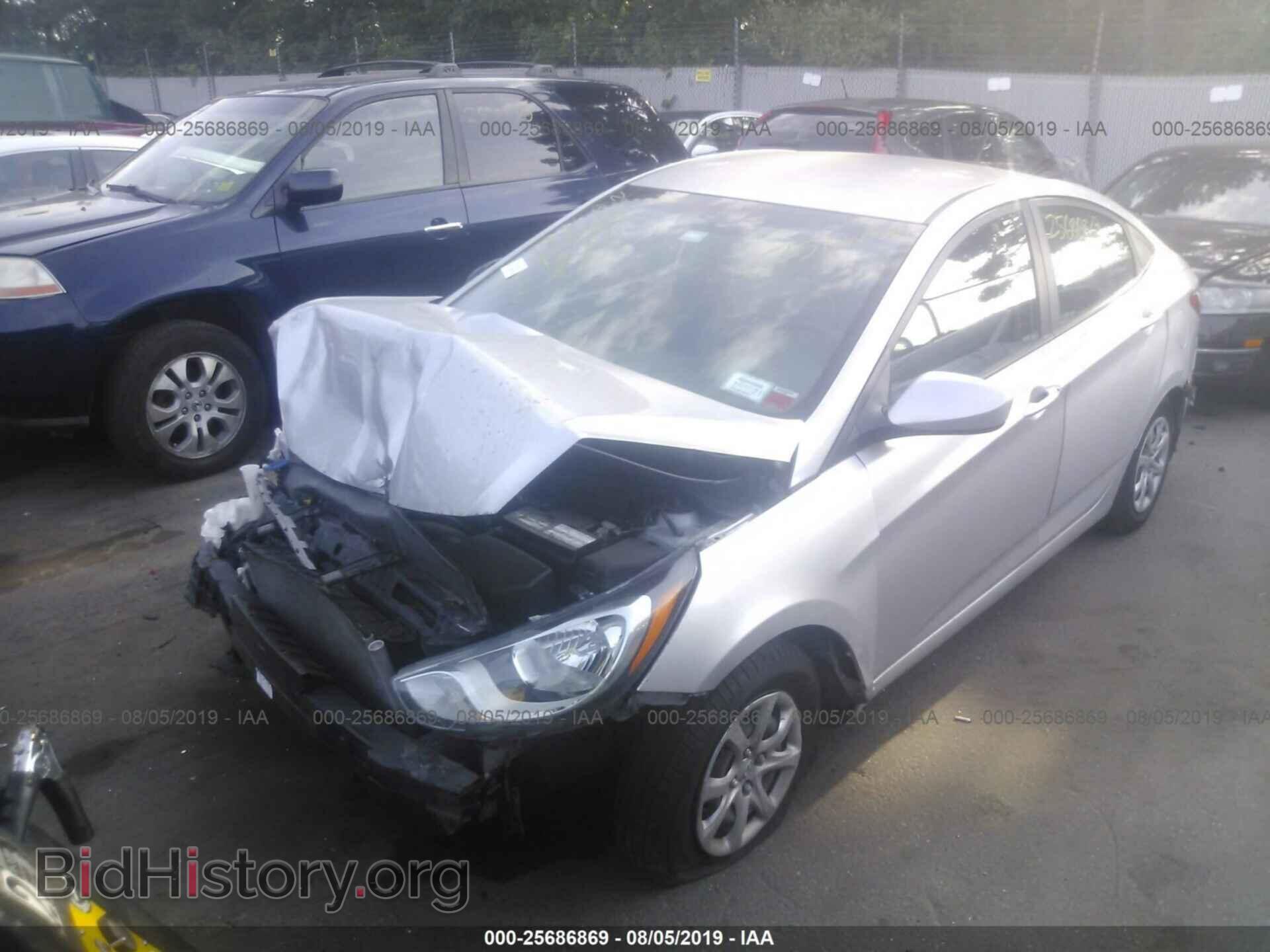 2013 HYUNDAI ACCENT - VIN: KMHCT4AE1DU565583 - Фото 2