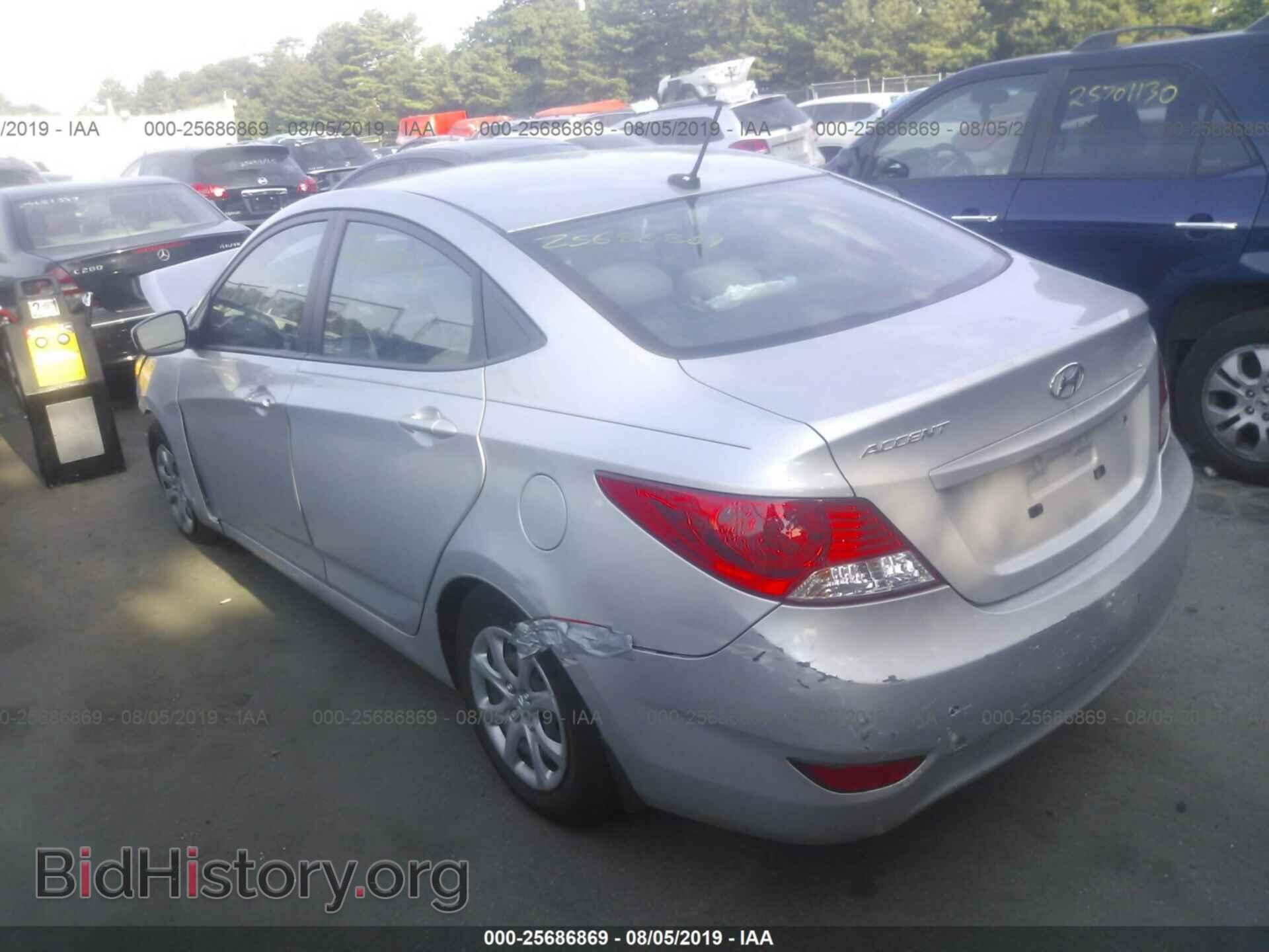 2013 HYUNDAI ACCENT - VIN: KMHCT4AE1DU565583 - Фото 3