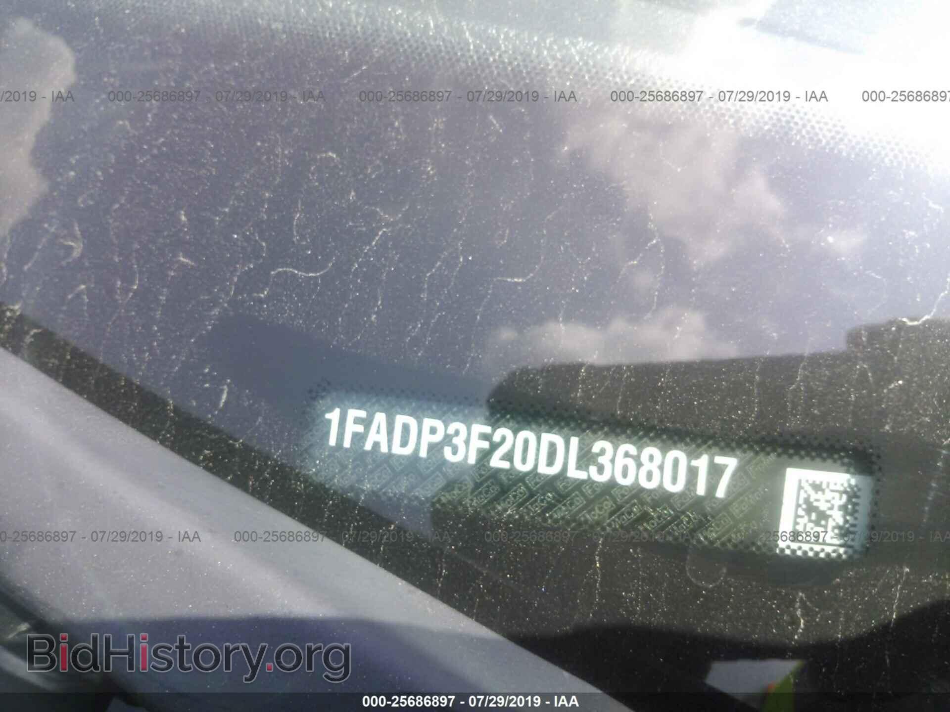 2013 FORD FOCUS - VIN: 1FADP3F20DL368017 - Фото 9