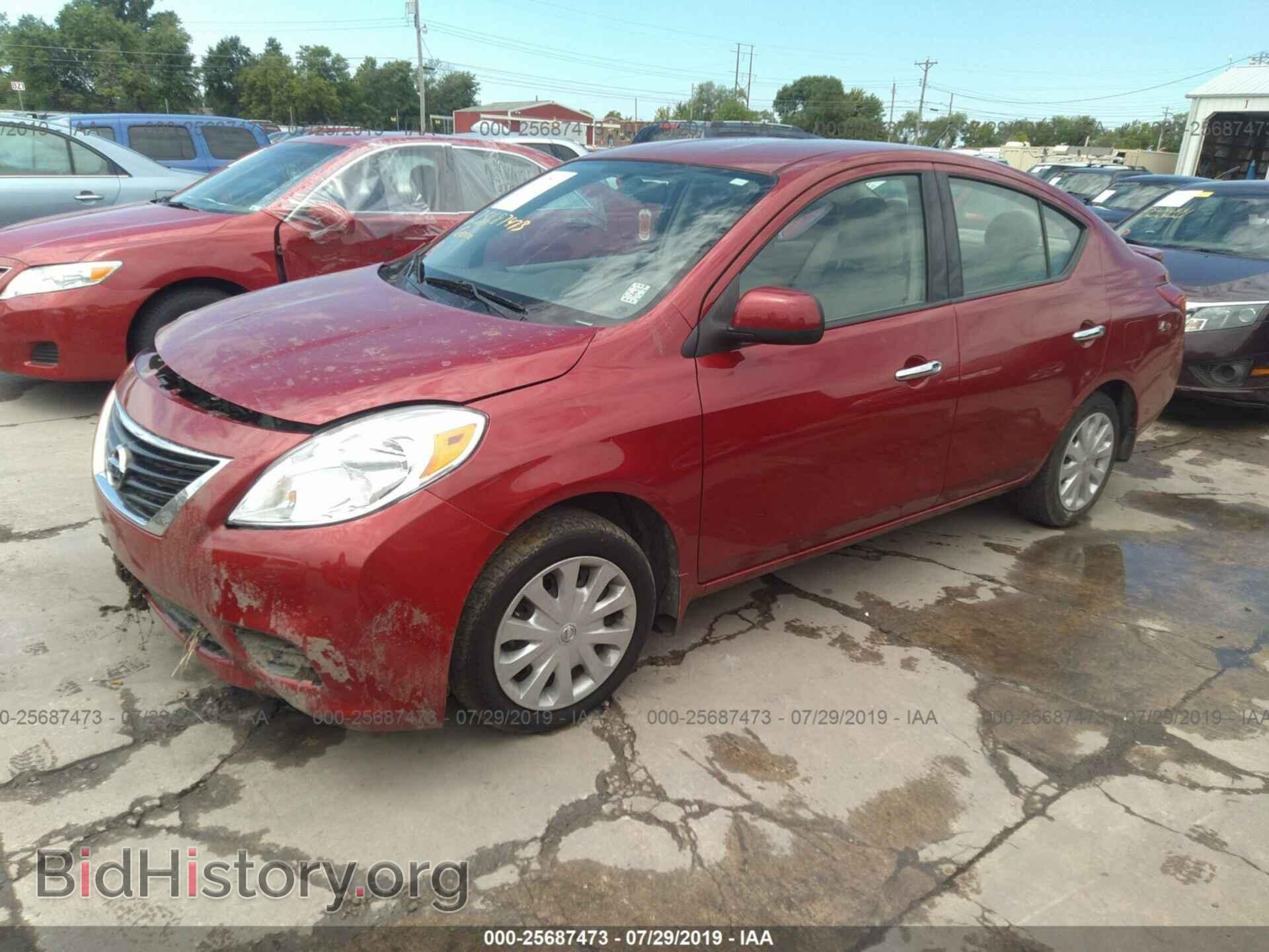 2014 NISSAN VERSA - VIN: 3N1CN7AP1EL850168 - Фото 2