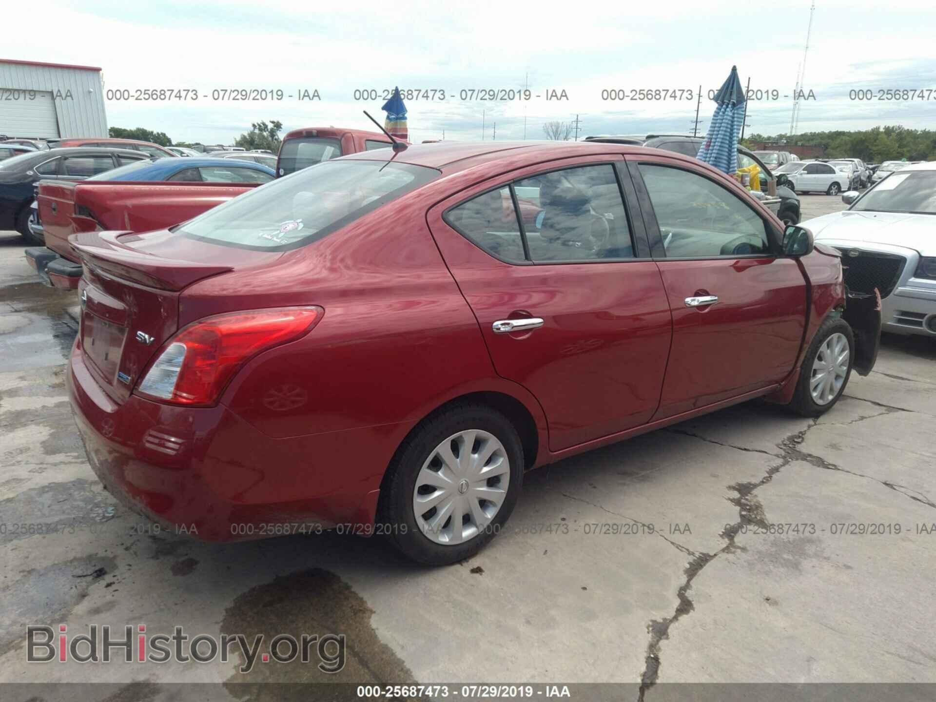 2014 NISSAN VERSA - VIN: 3N1CN7AP1EL850168 - Фото 4