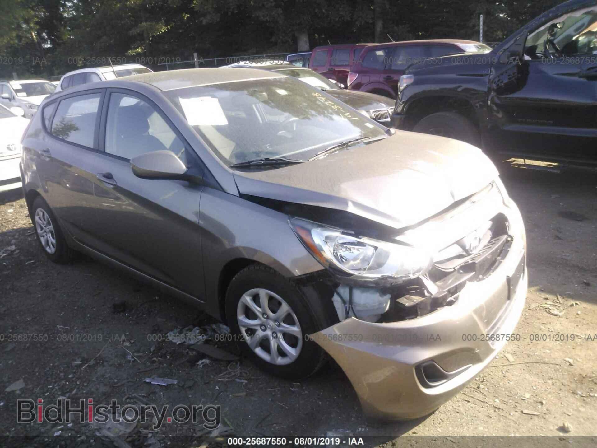 Photo KMHCT5AE8CU008917 - HYUNDAI ACCENT 2012