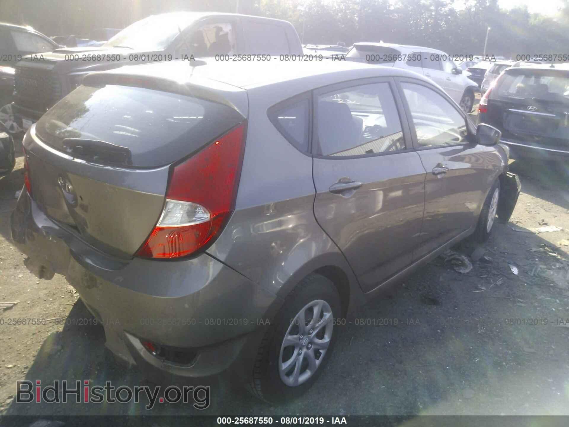 2012 HYUNDAI ACCENT - VIN: KMHCT5AE8CU008917 - Фото 4