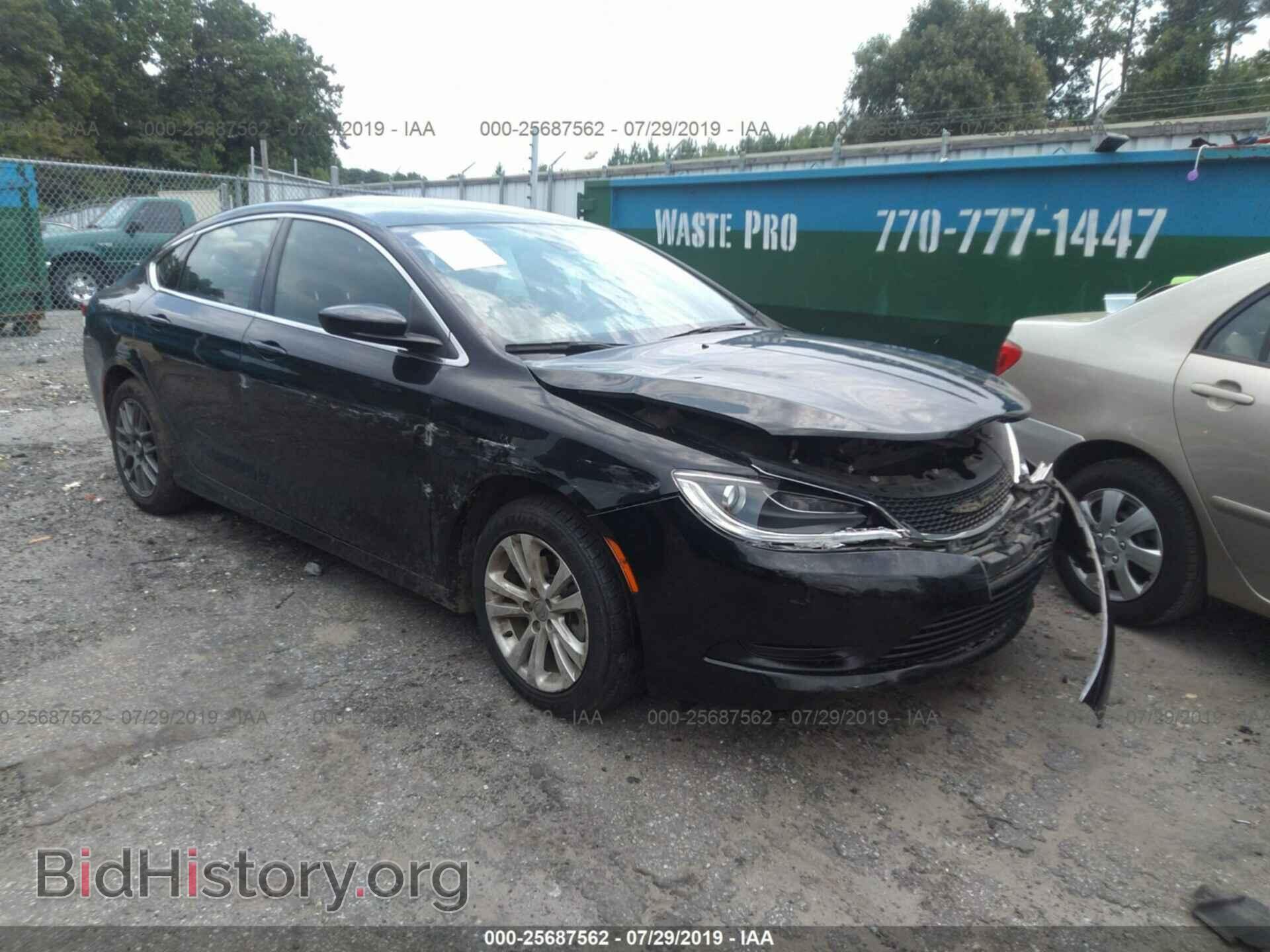 Фотография 1C3CCCFB7GN188645 - CHRYSLER 200 2016
