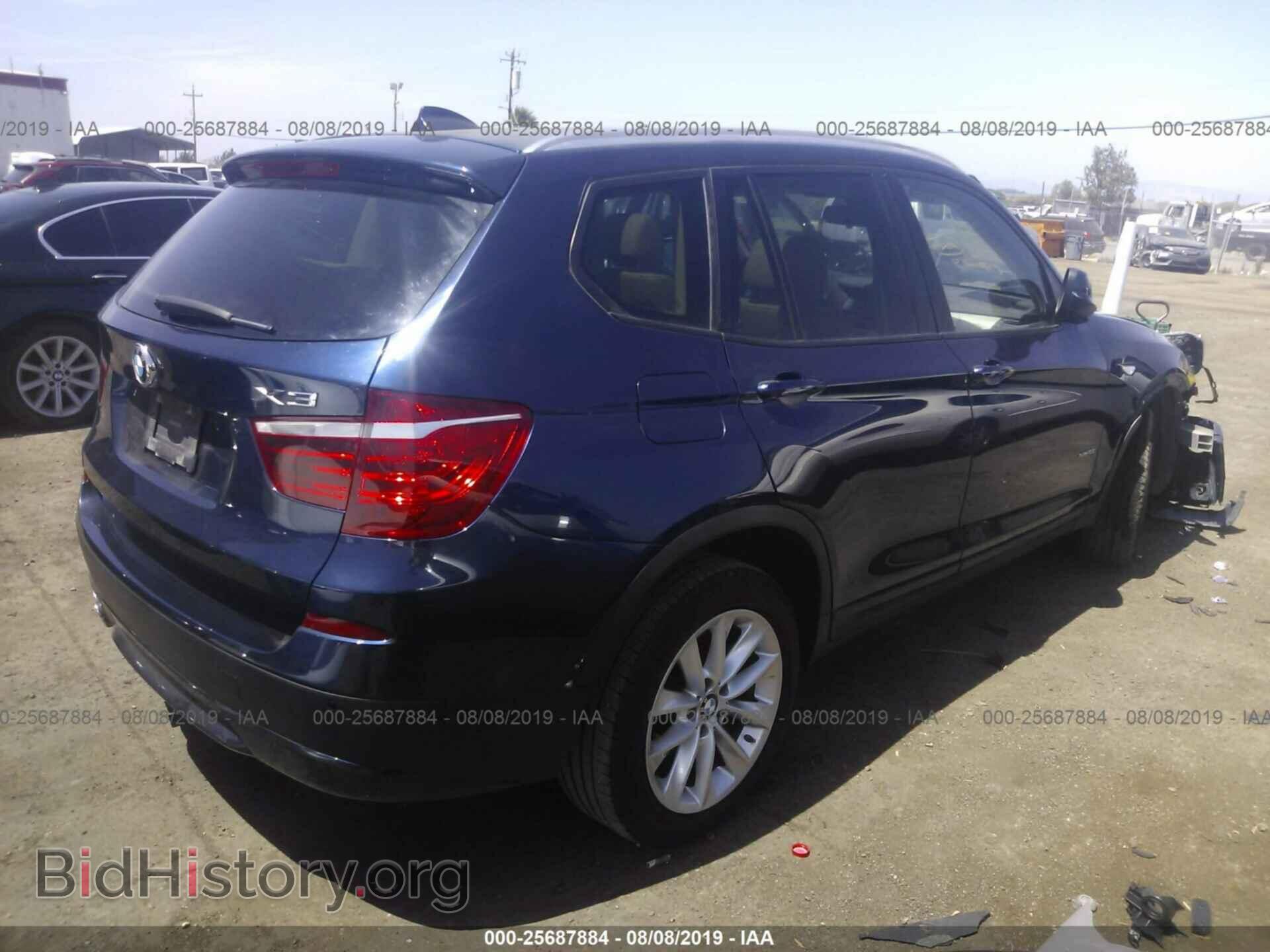 2014 BMW X3 - VIN: 5UXWX9C55E0D23390 - Фото 4
