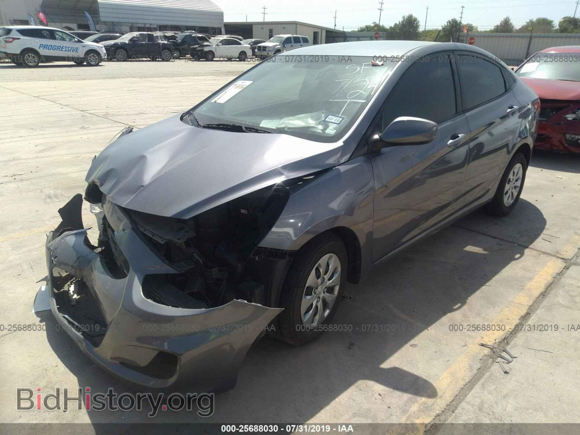2016 HYUNDAI ACCENT - VIN: KMHCT4AE5GU092663 - Фото 2