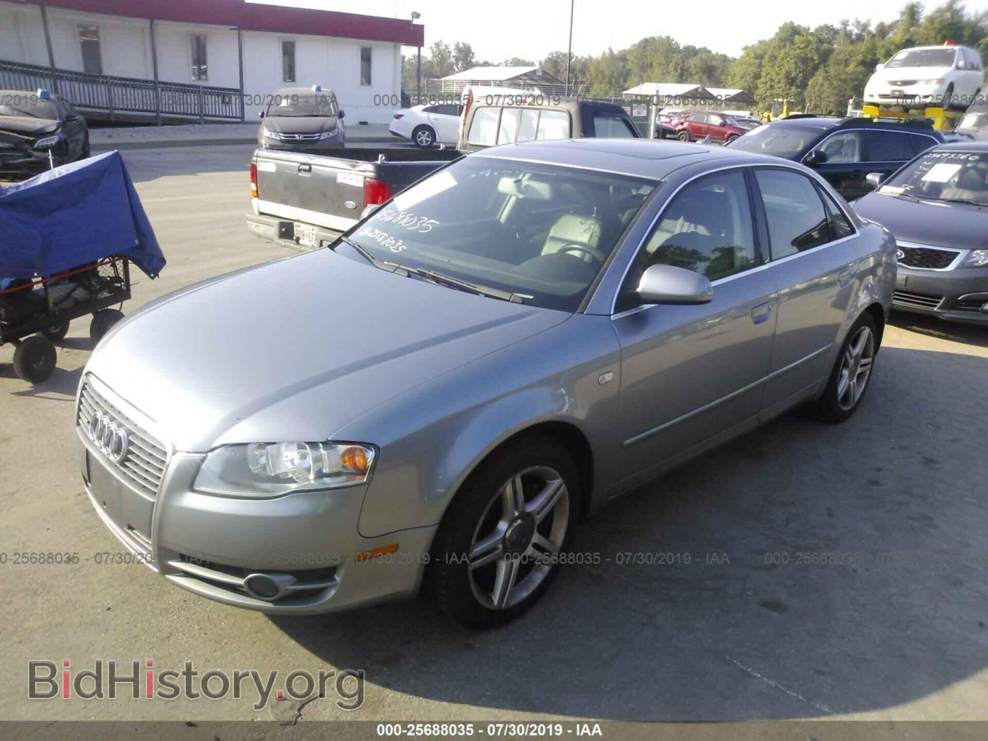 2007 AUDI A4 - VIN: WAUDF78EX7A058806 - Фото 2