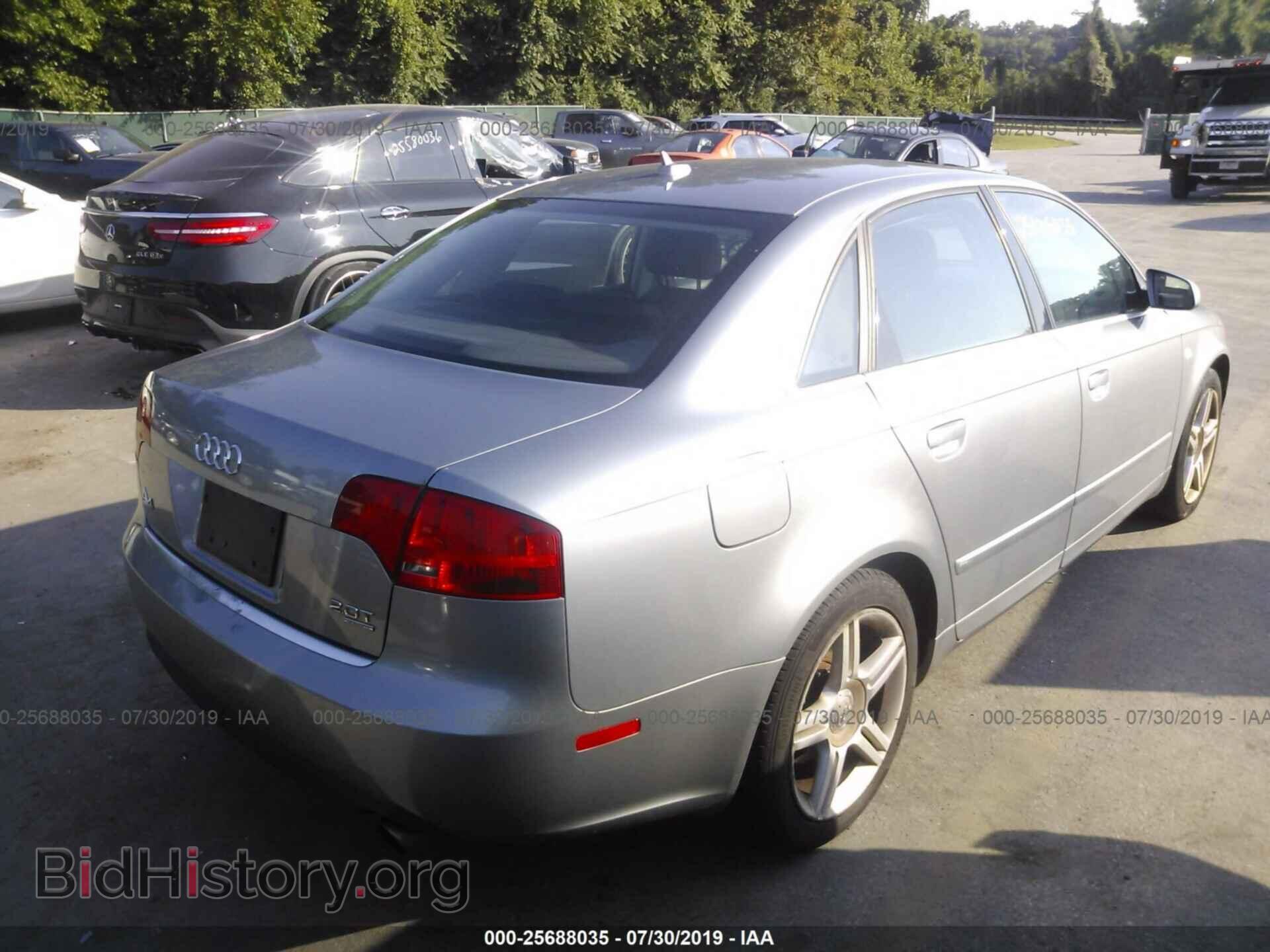 2007 AUDI A4 - VIN: WAUDF78EX7A058806 - Фото 4