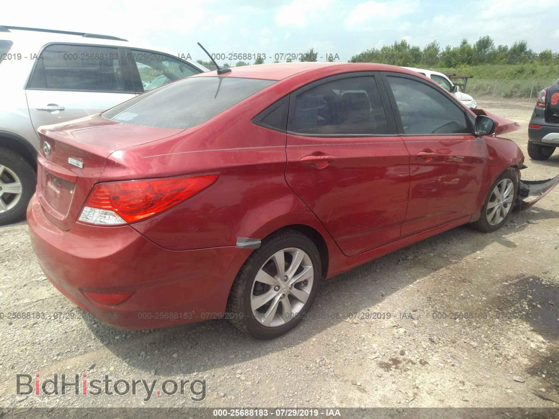 2012 HYUNDAI ACCENT - VIN: KMHCU4AE5CU045365 - Фото 4