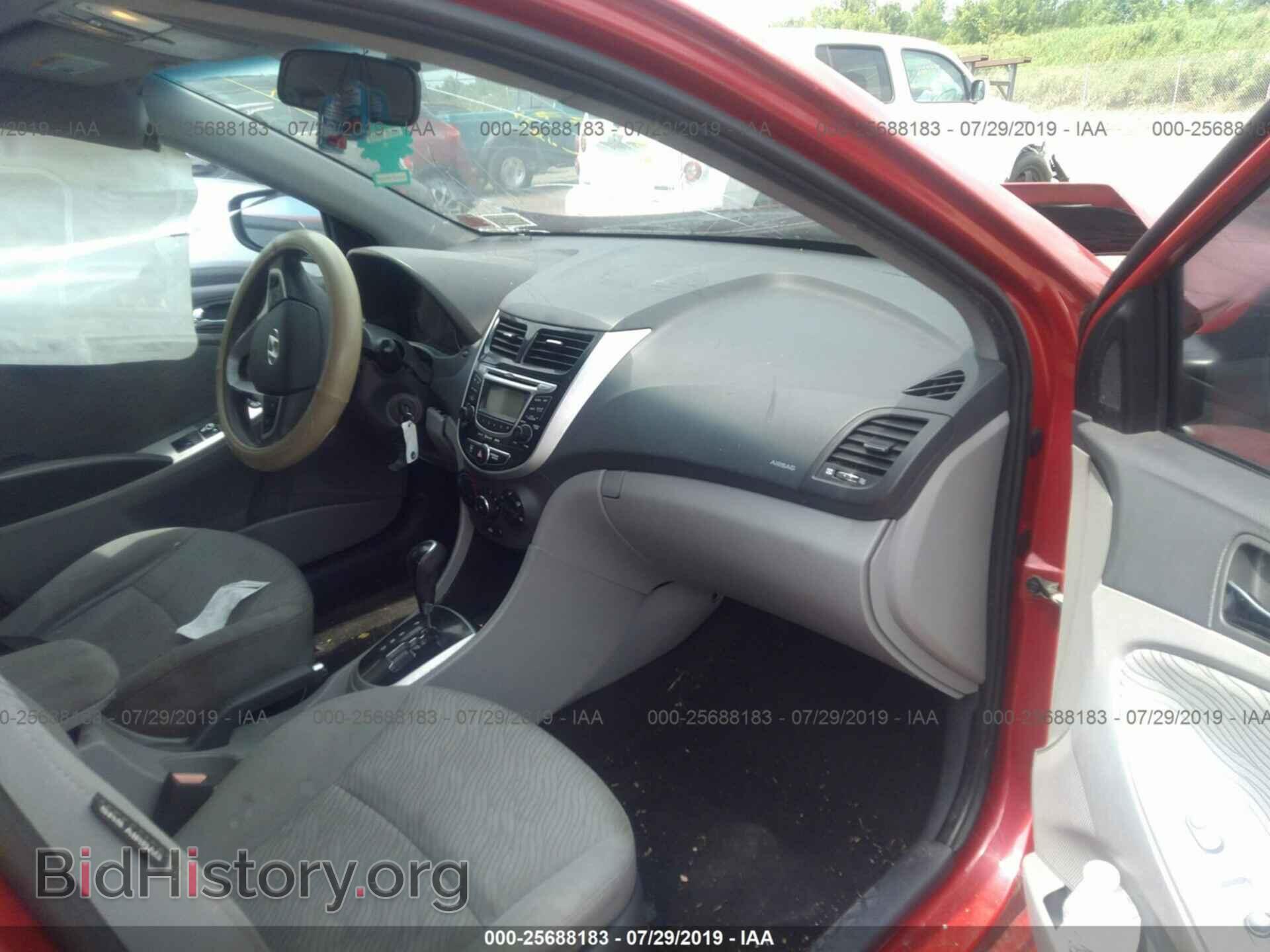 2012 HYUNDAI ACCENT - VIN: KMHCU4AE5CU045365 - Фото 5
