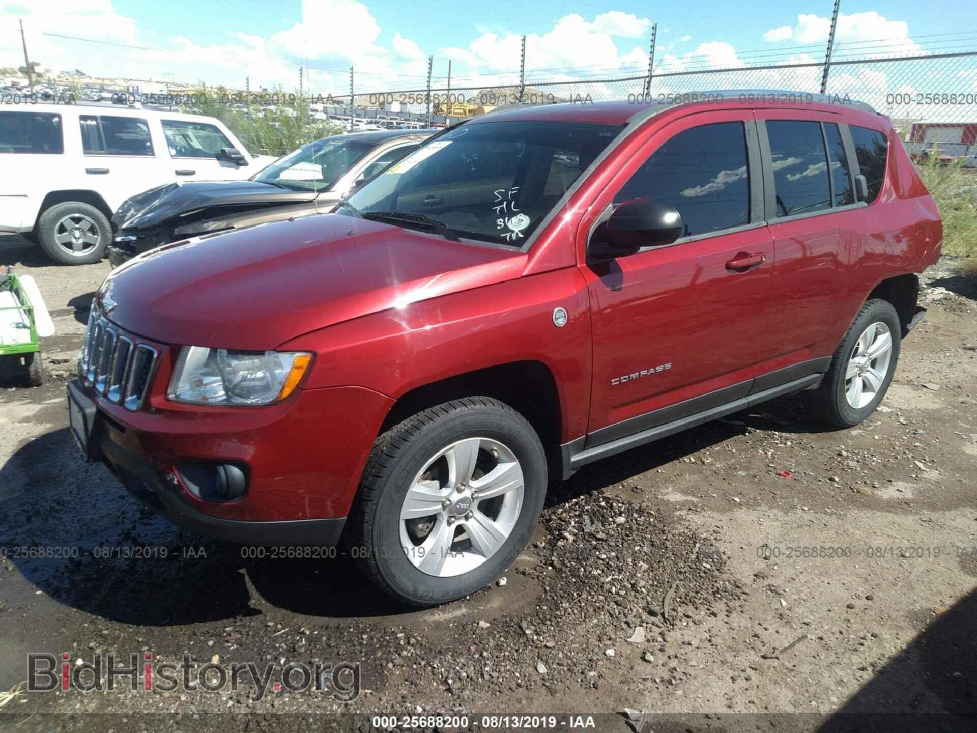 2012 JEEP COMPASS - VIN: 1C4NJDBB2CD554906 - Фото 2