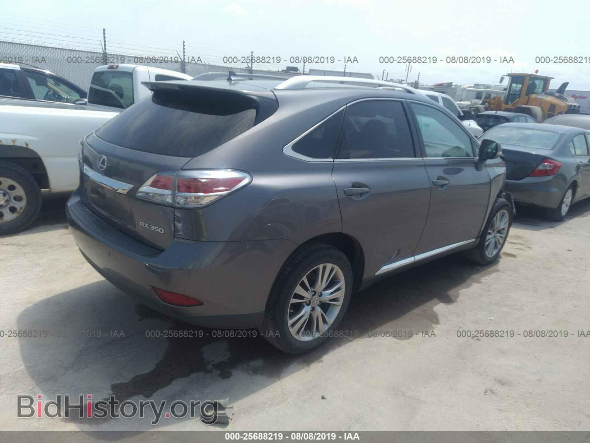 2013 LEXUS RX - VIN: 2T2BK1BA3DC219301 - Фото 4