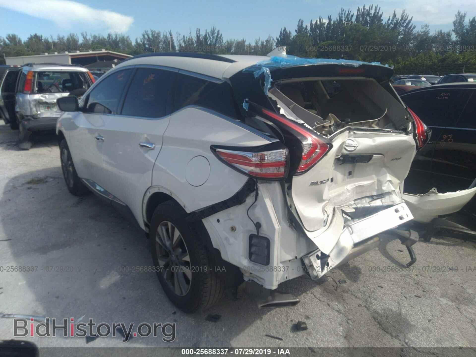 2016 NISSAN MURANO - VIN: 5N1AZ2MG0GN166301 - Фото 3