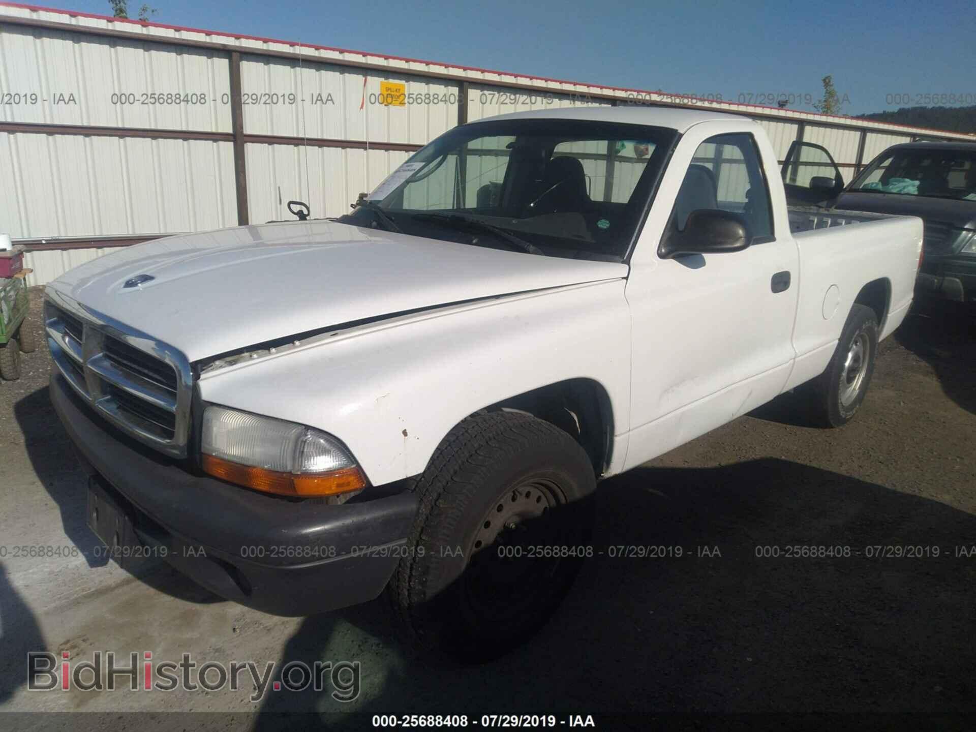 2004 DODGE DAKOTA - VIN: 1D7FL16K54S653603 - Фото 2