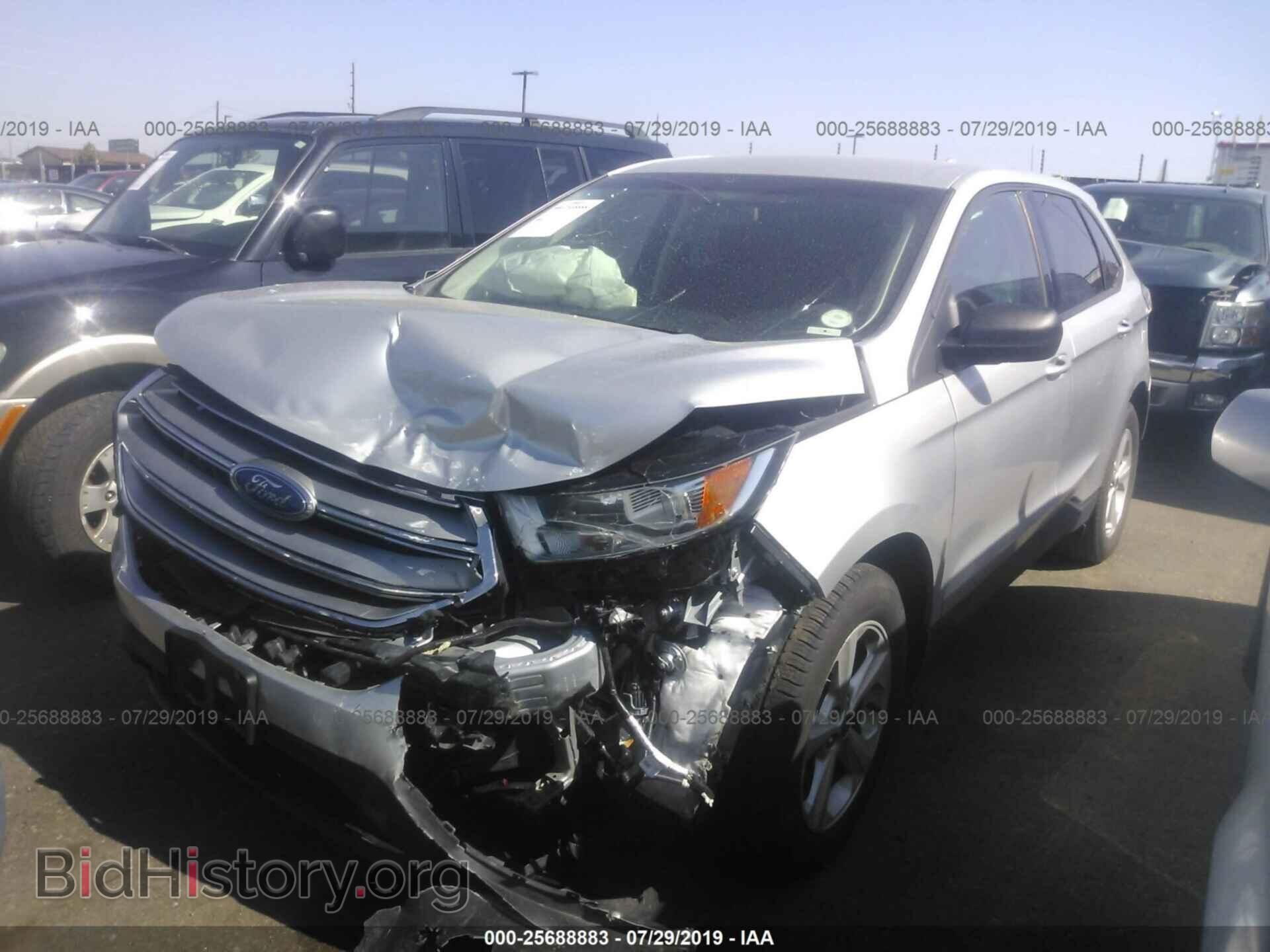 2016 FORD EDGE - VIN: 2FMPK4G92GBC00693 - Фото 2