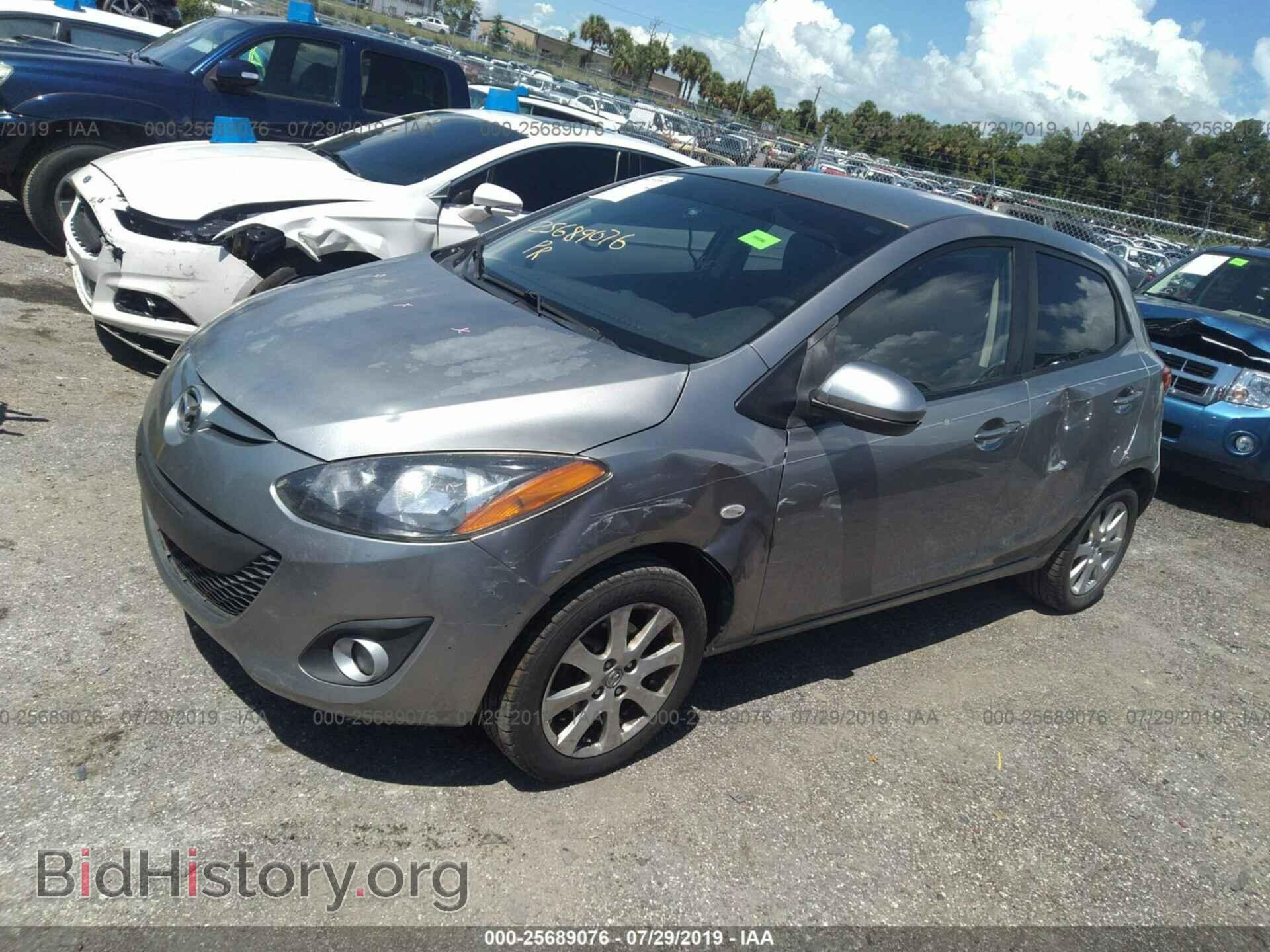 2012 MAZDA MAZDA2 - VIN: JM1DE1LYXC0136666 - Фото 2