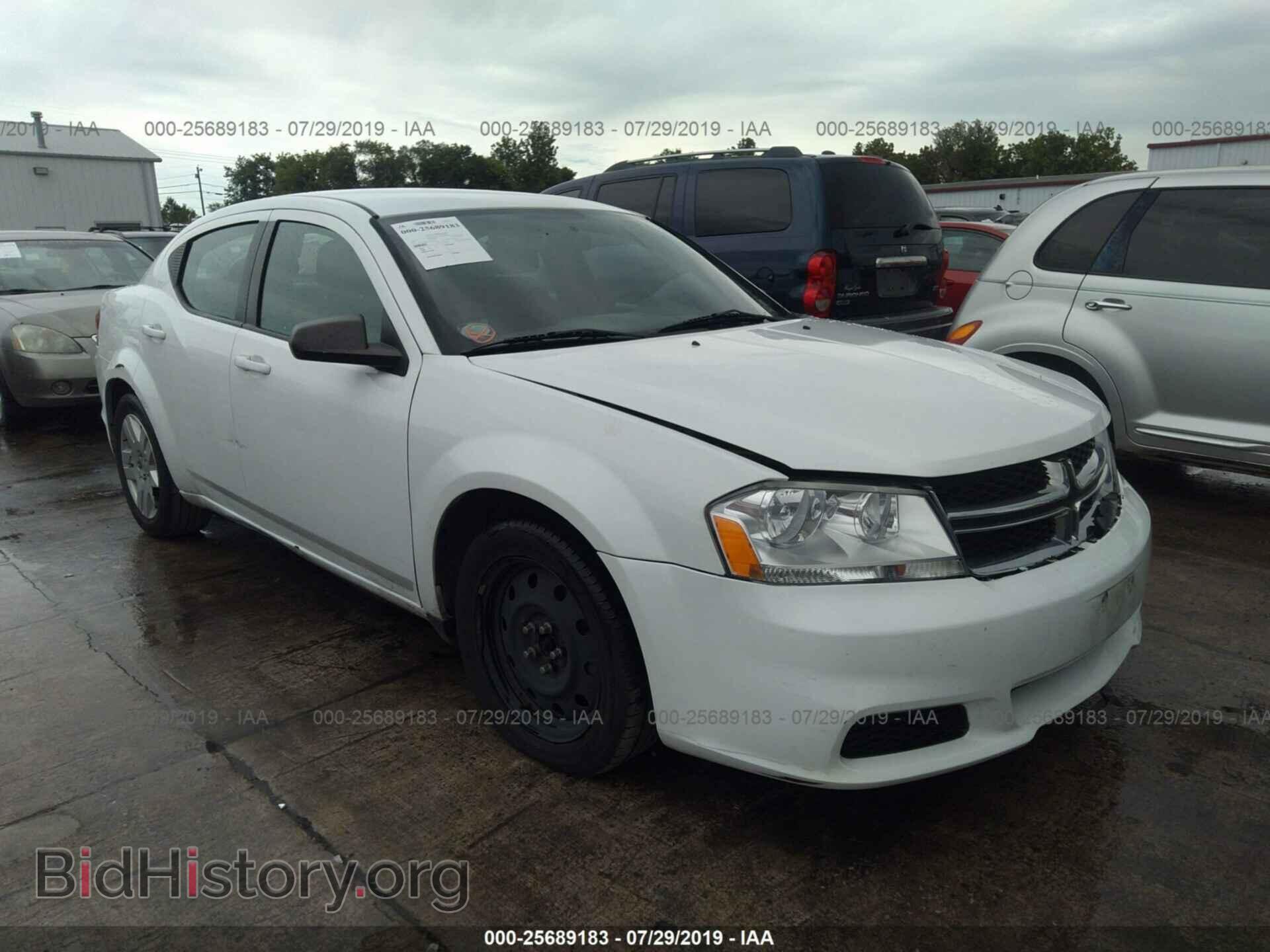 Photo 1C3CDZAB7CN111274 - DODGE AVENGER 2012